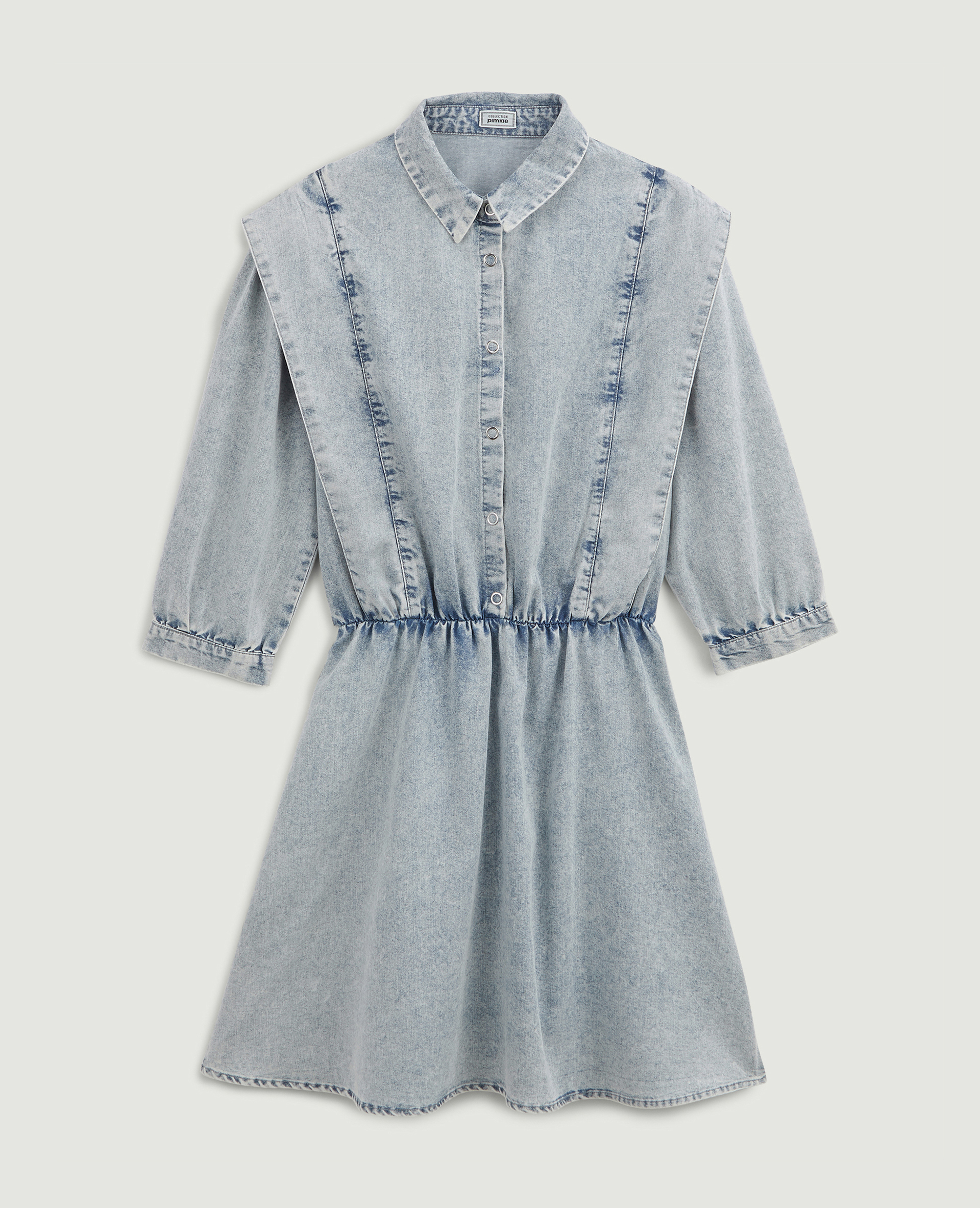 Robe courte en jean bleu - Pimkie