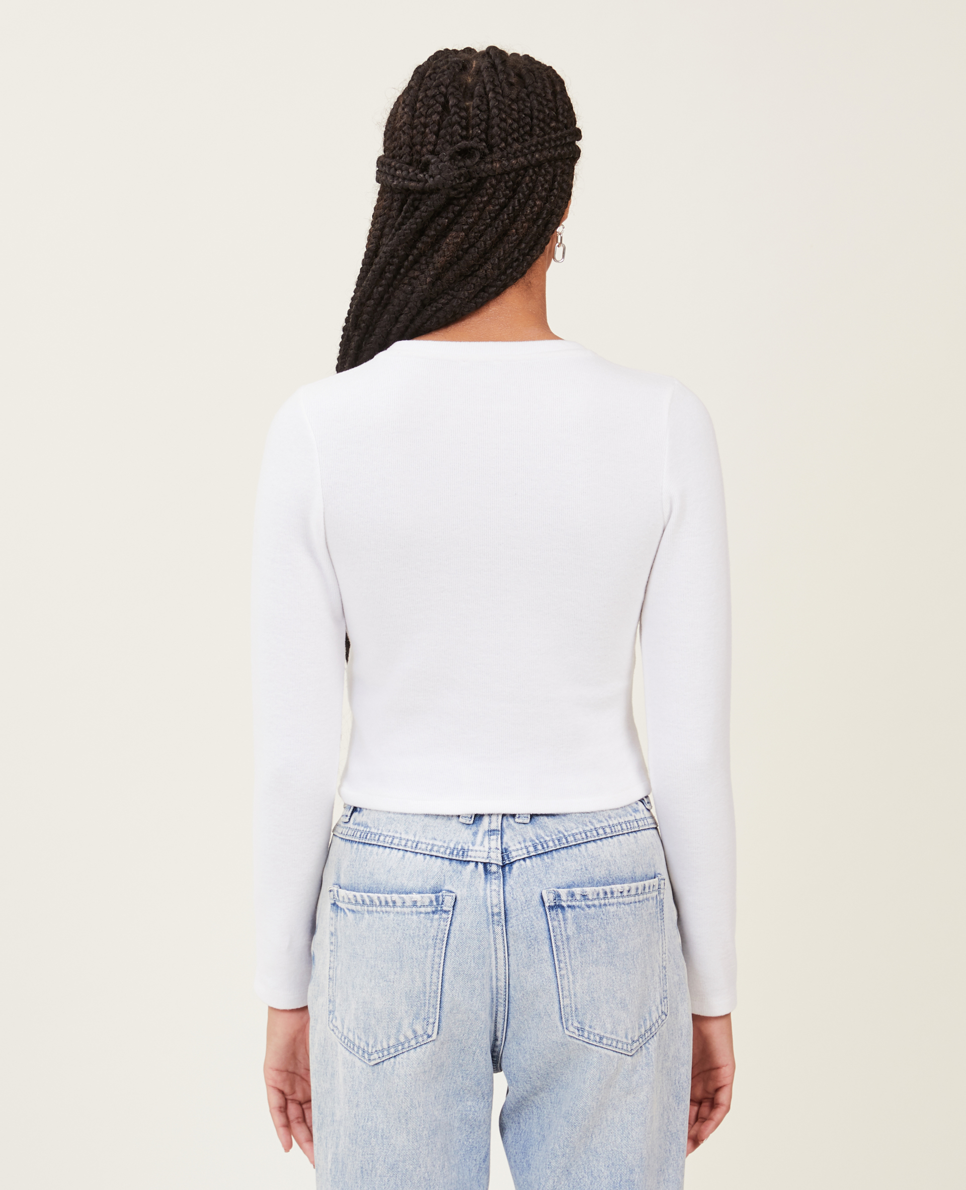 Pull façon corset blanc - Pimkie