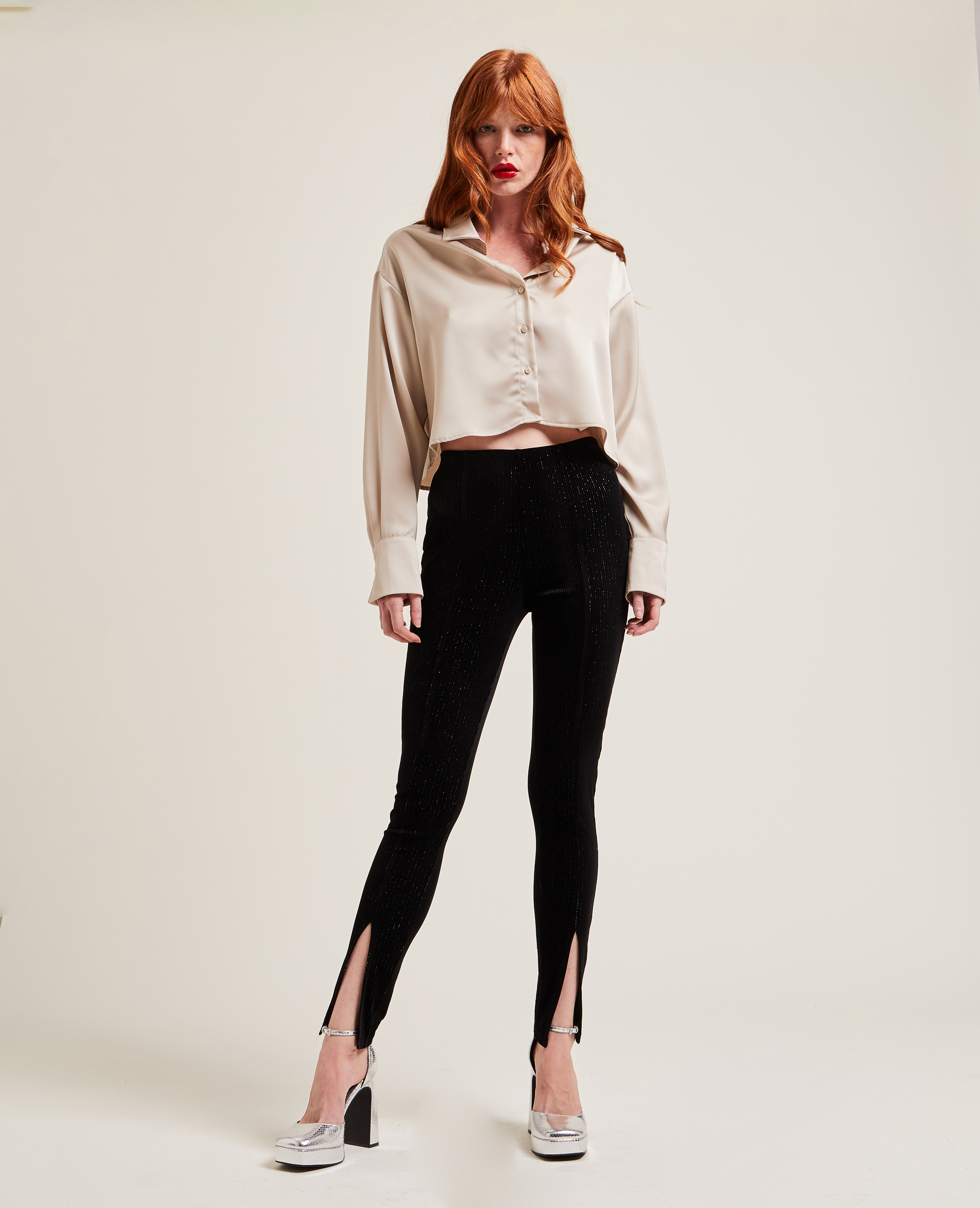 Legging noir brillant pimkie shop