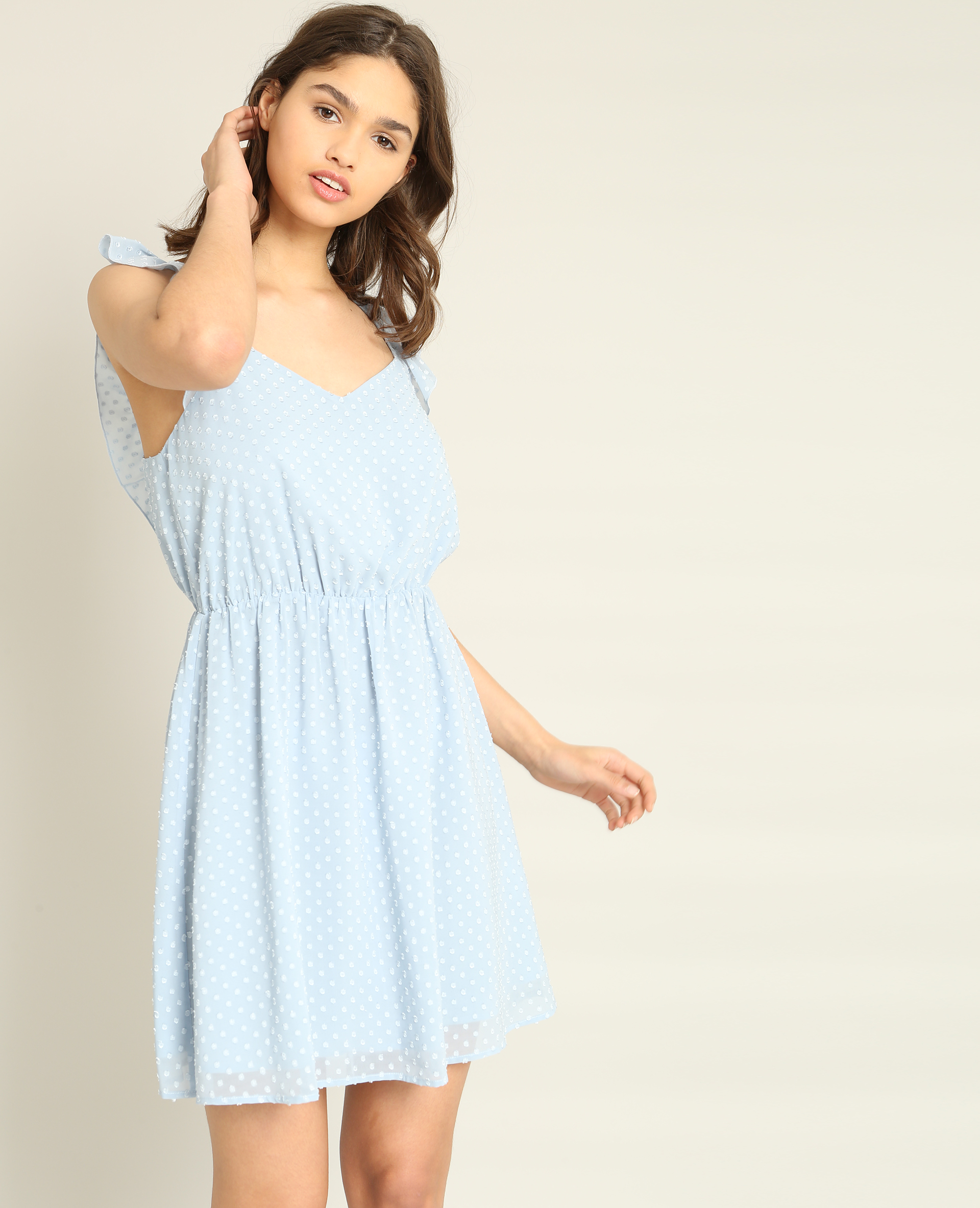 Robe en plumetis