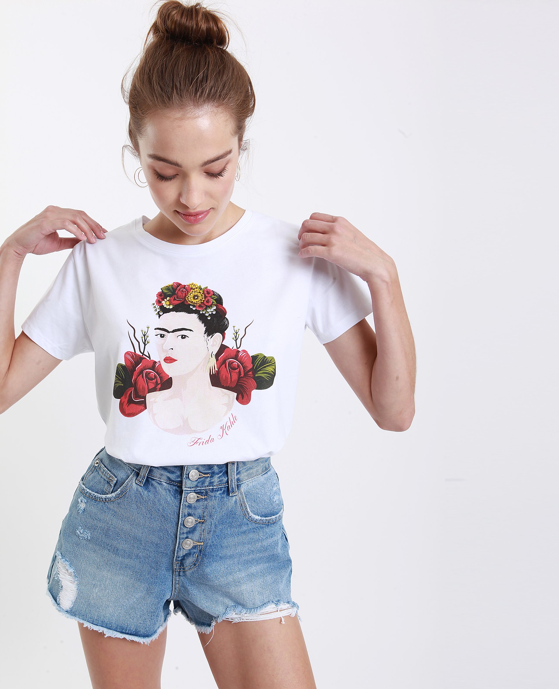 Maglietta frida kahlo zara outlet