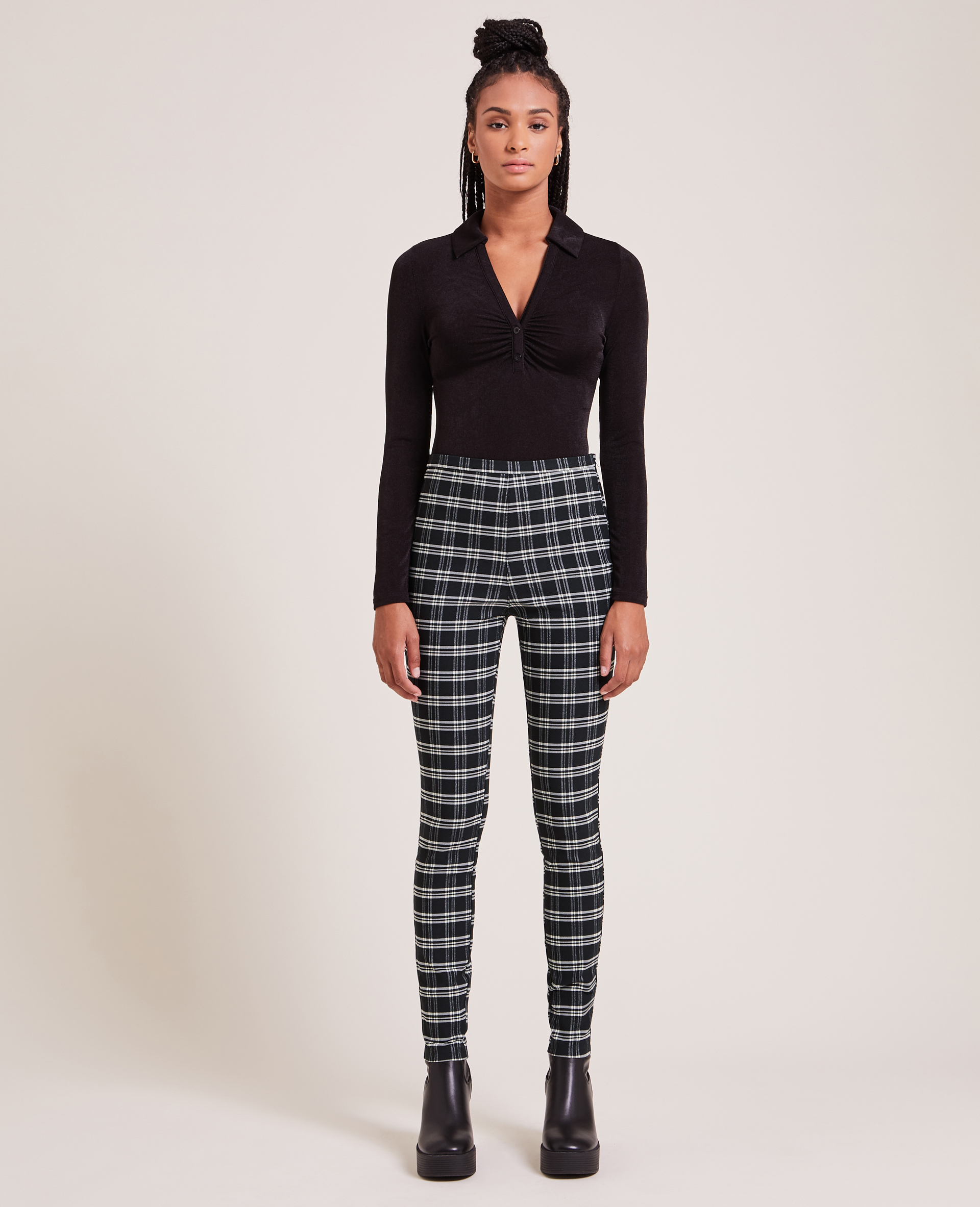 Jegging taille haute noir - Pimkie