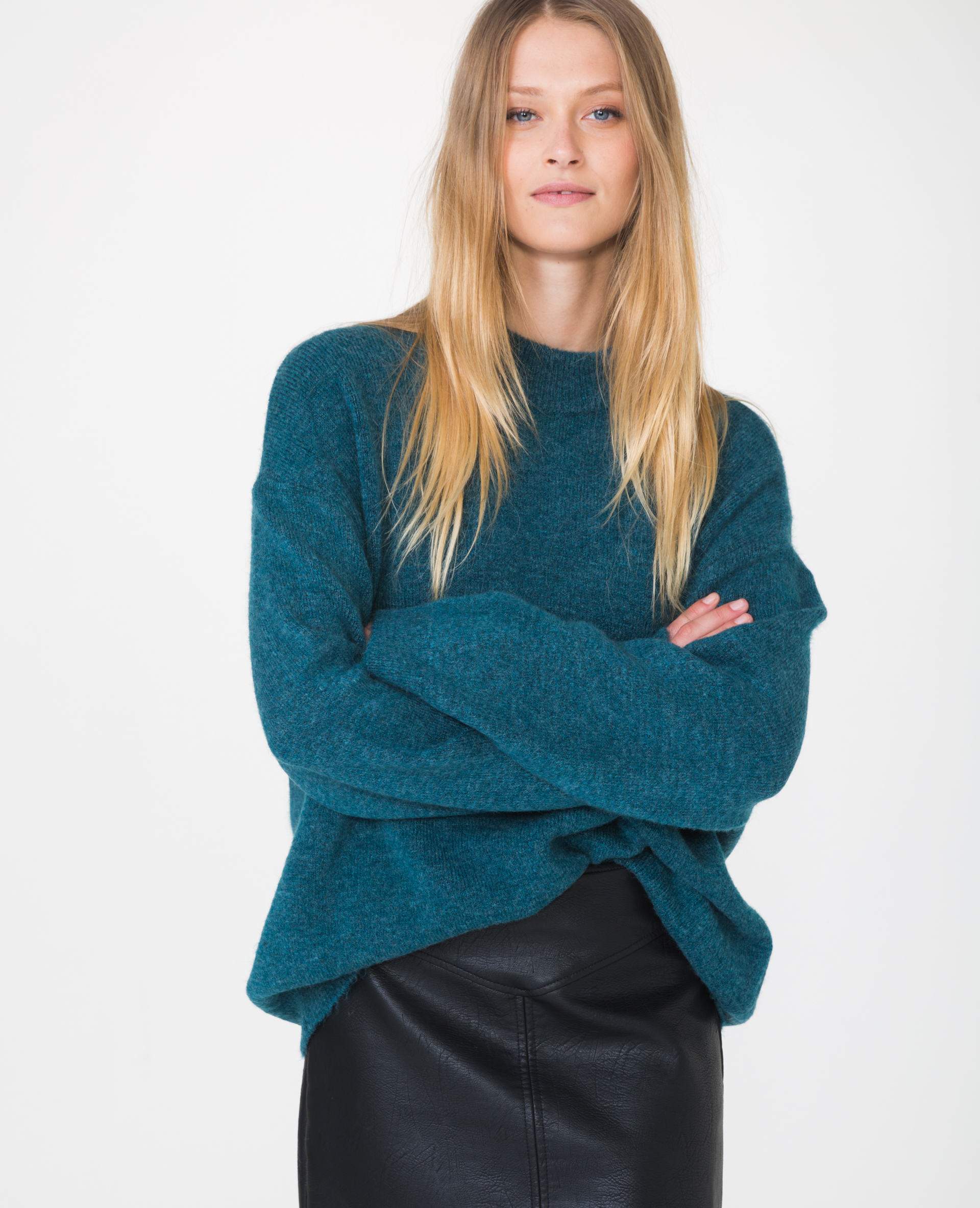 Pull bleu canard best sale