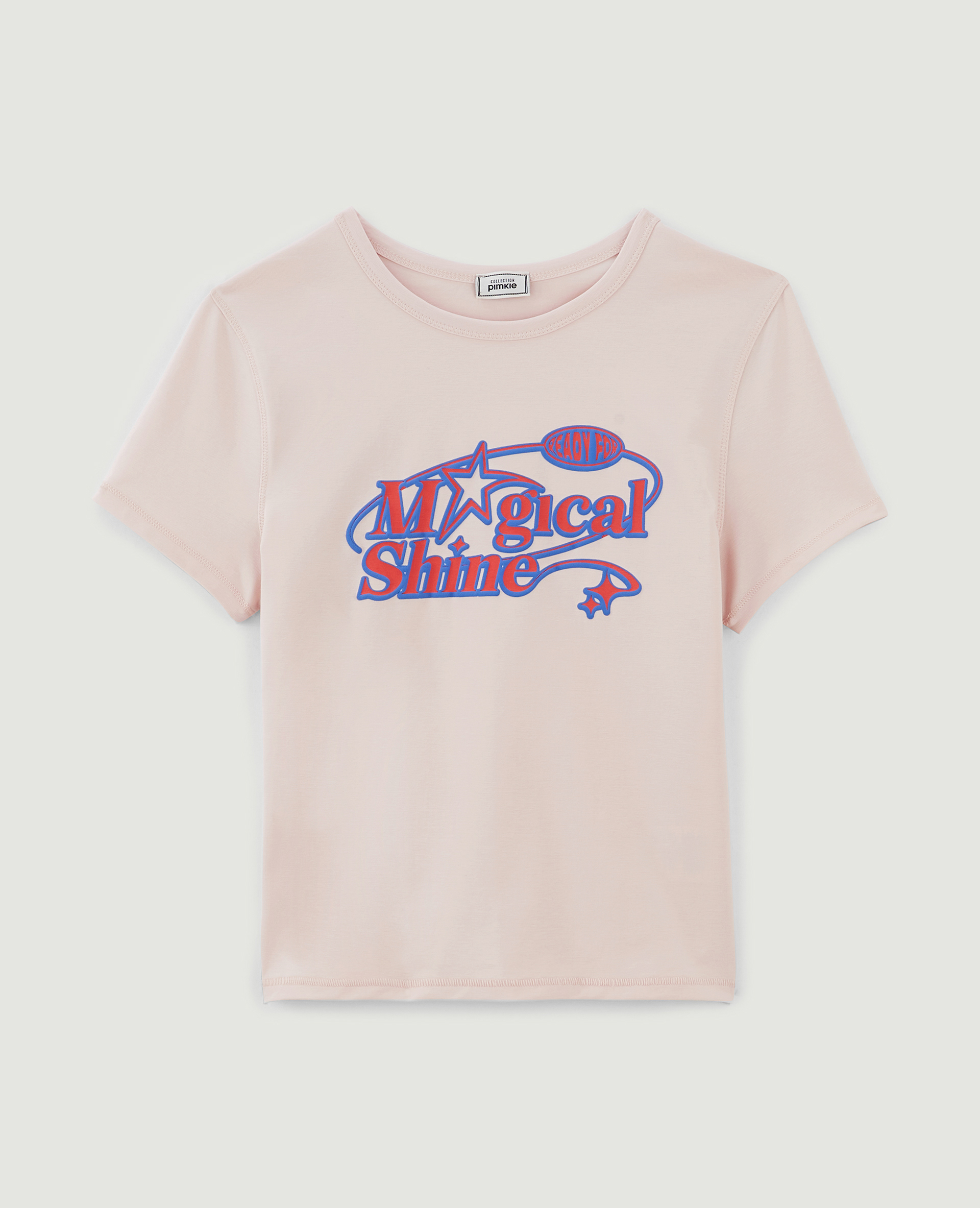 T-shirt cropped blanc - Pimkie