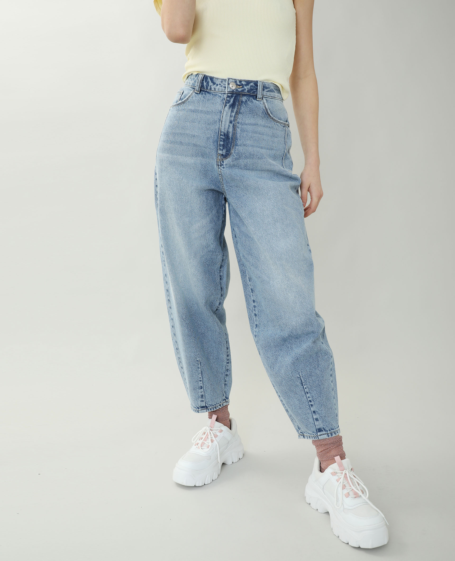 Jean slouchy high waist