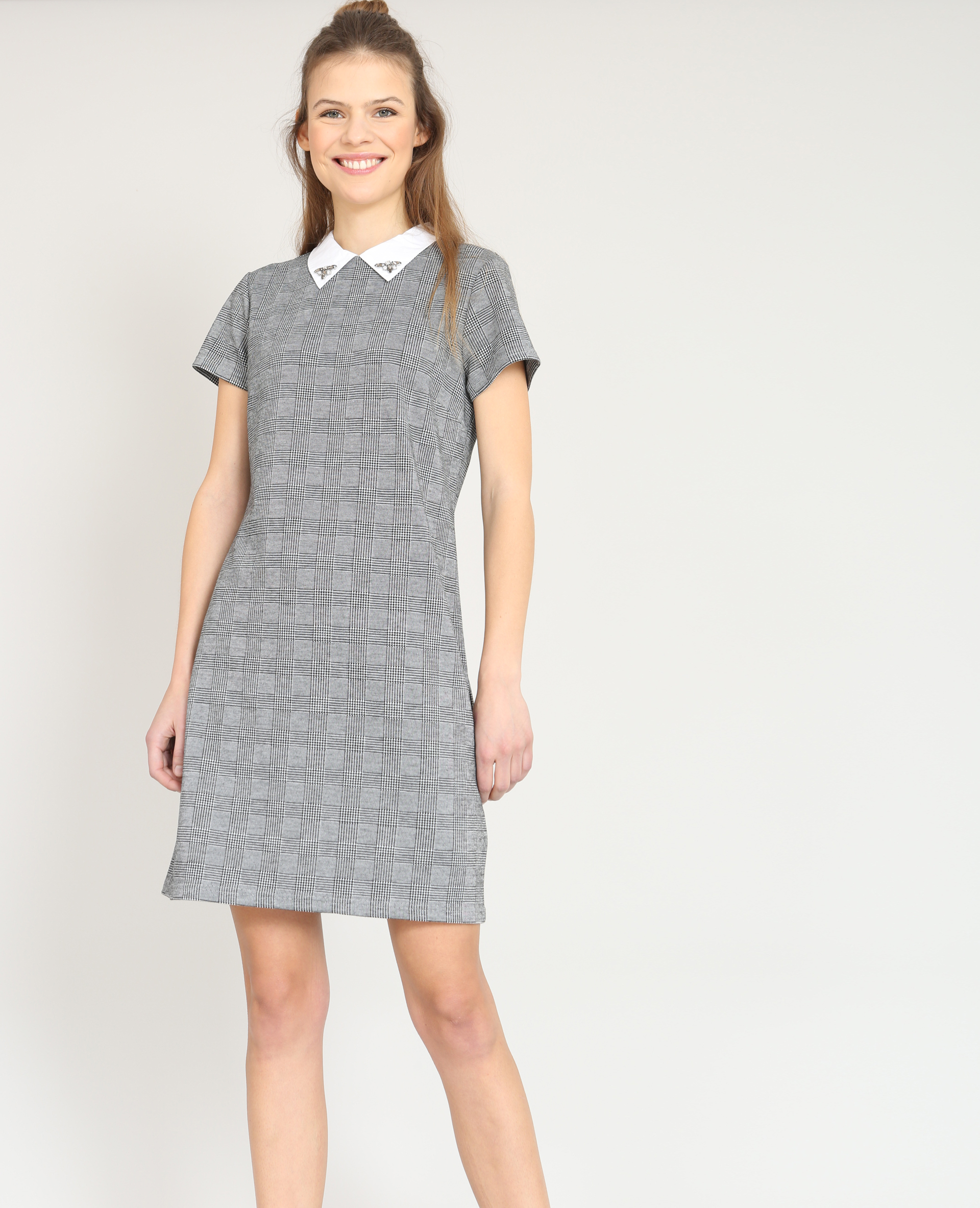 robe pull col claudine
