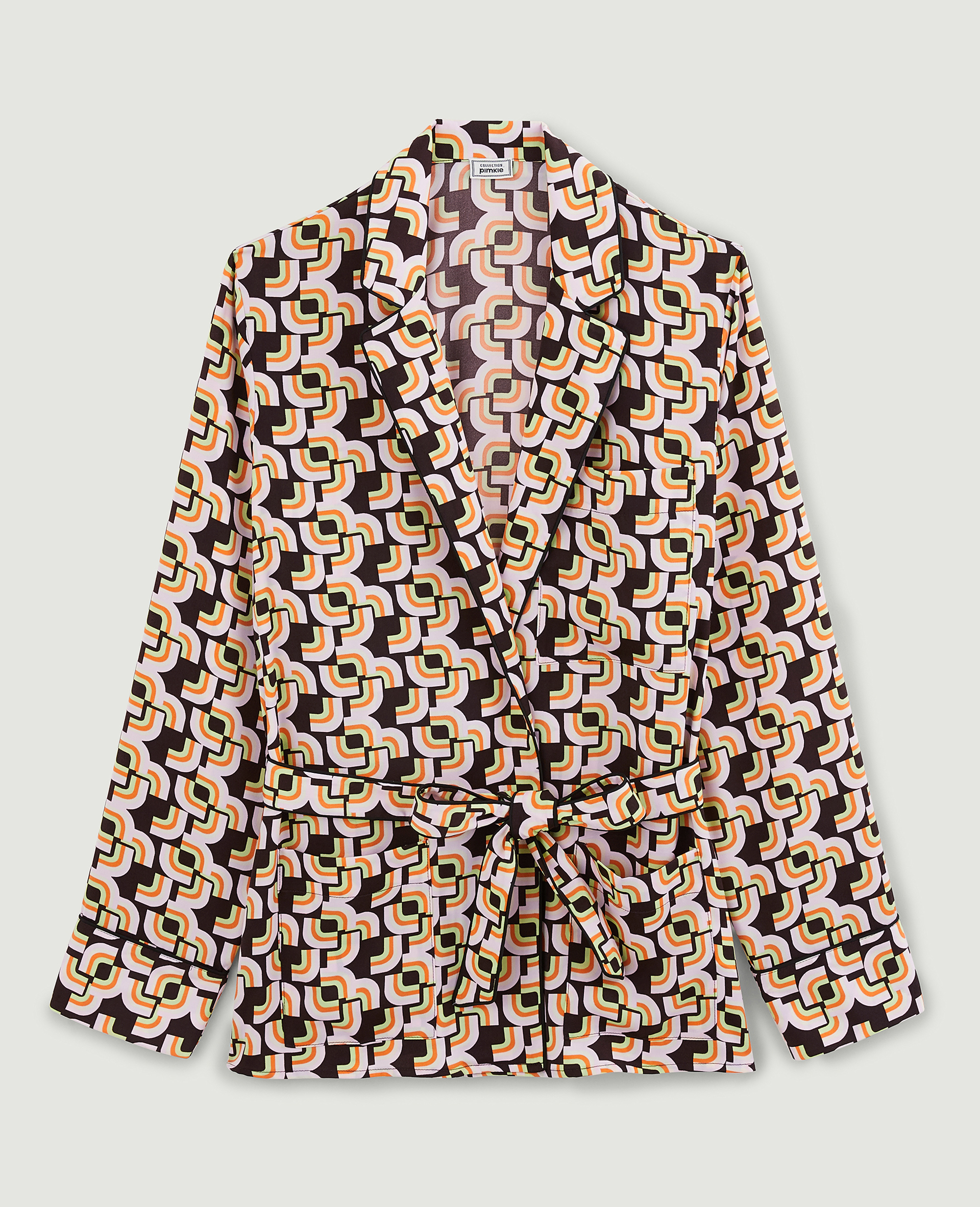 Chemise à nouer orange - Pimkie