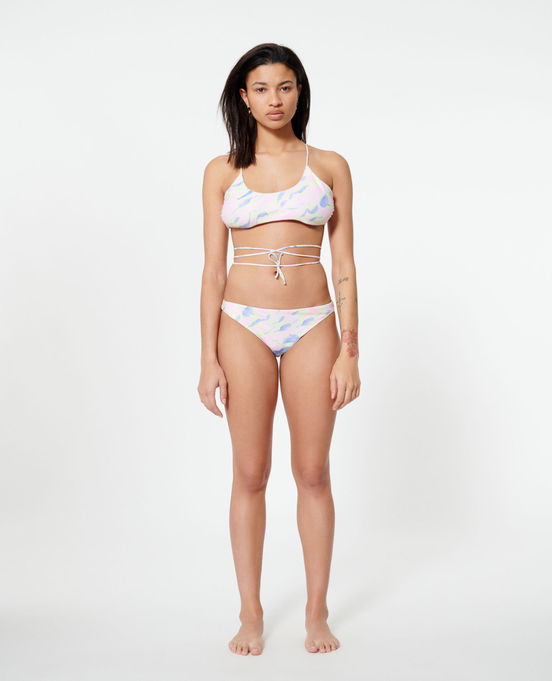 Haut de maillot de bain bandeau rouge - Pimkie