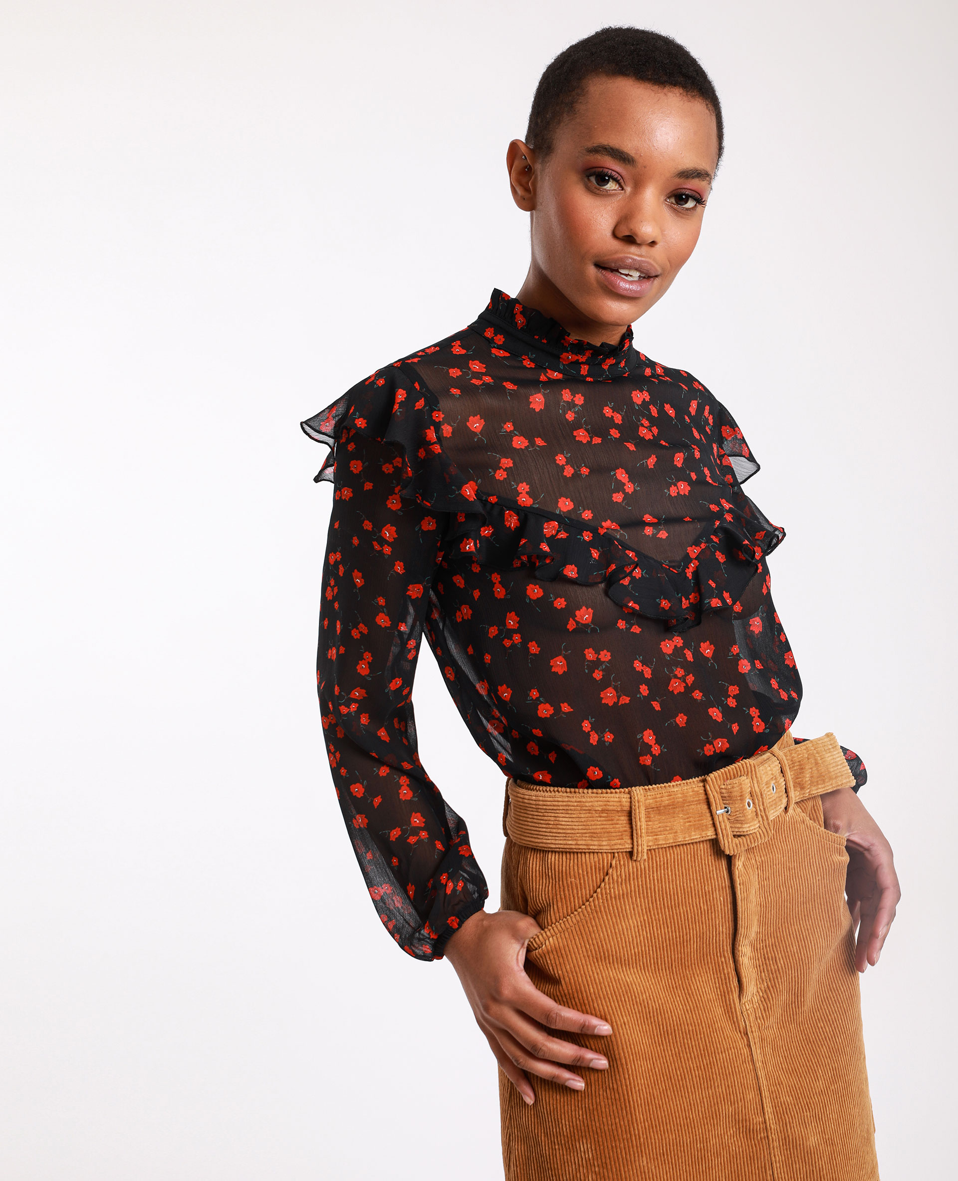 Blouse fleurie pimkie 2025