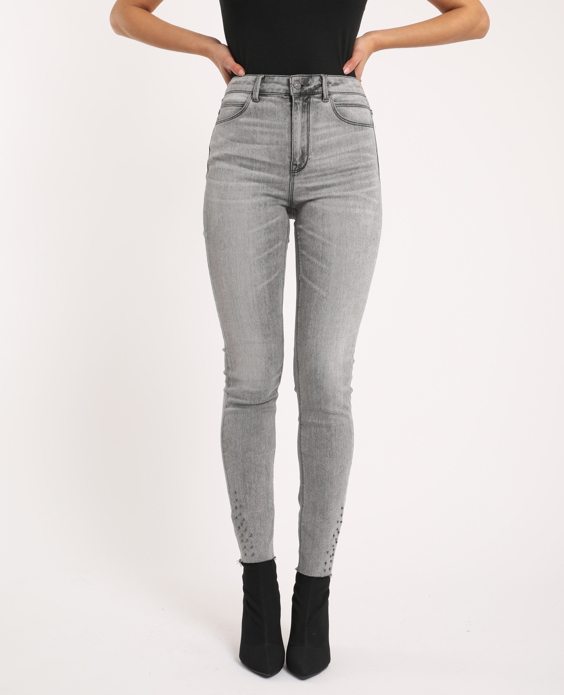 Jean sales skinny gris