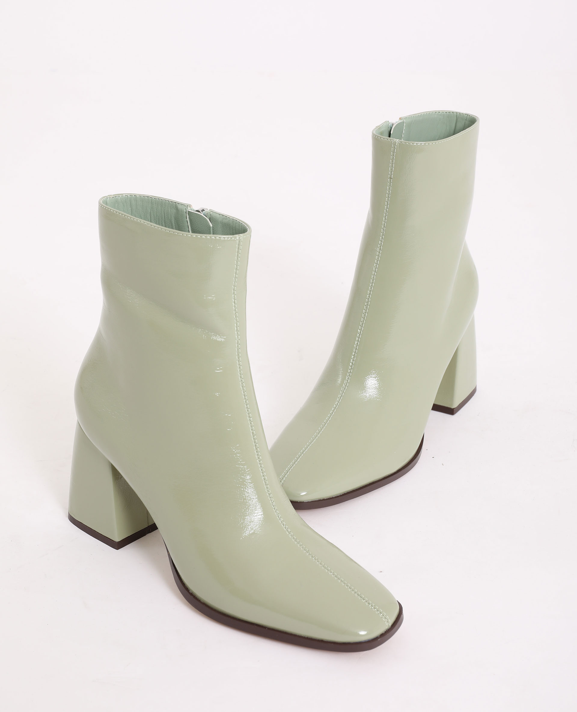 bottines vernies talons
