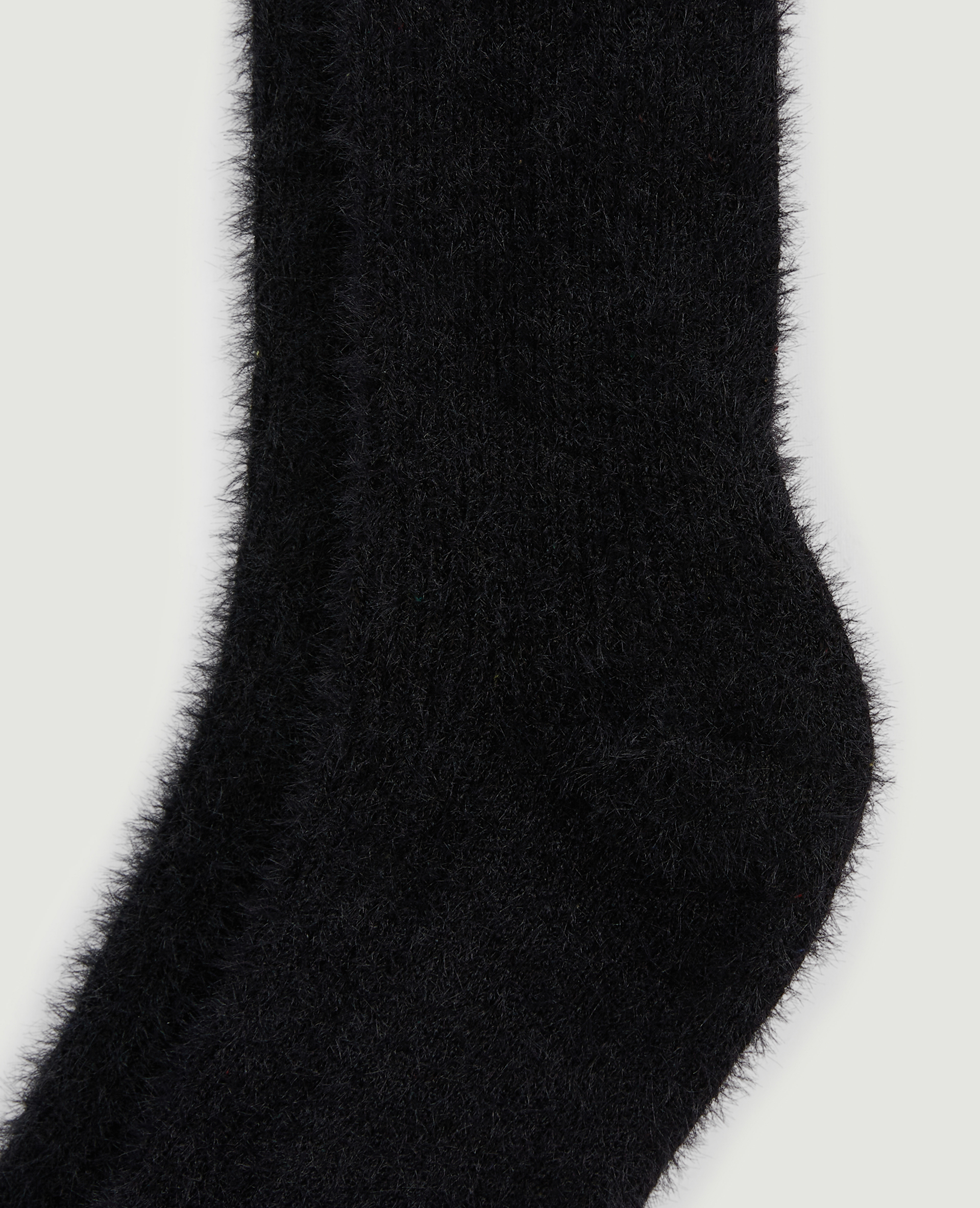 Paire de chaussettes poilues noir - Pimkie