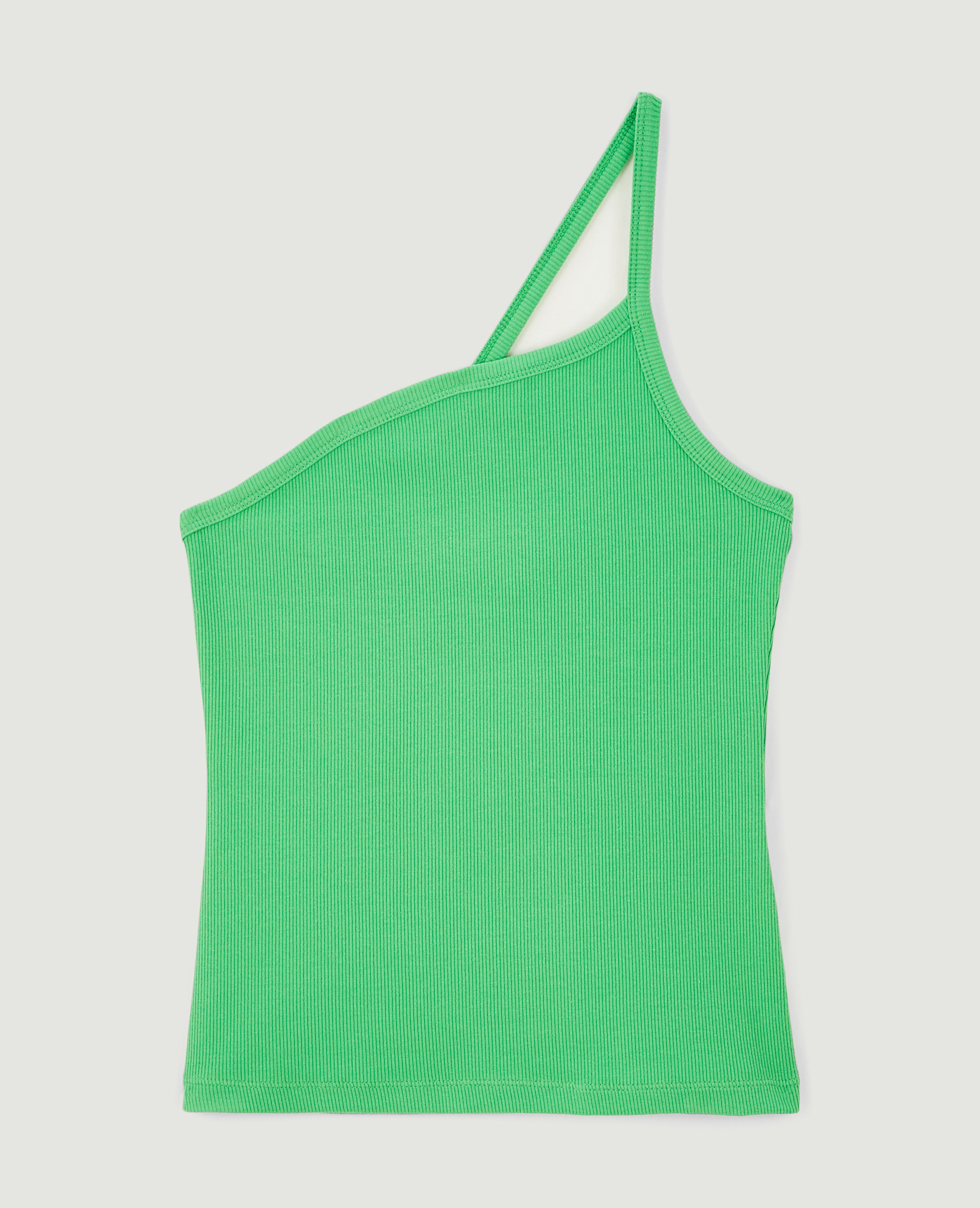 Top asymétrique 1 bretelle vert - Pimkie
