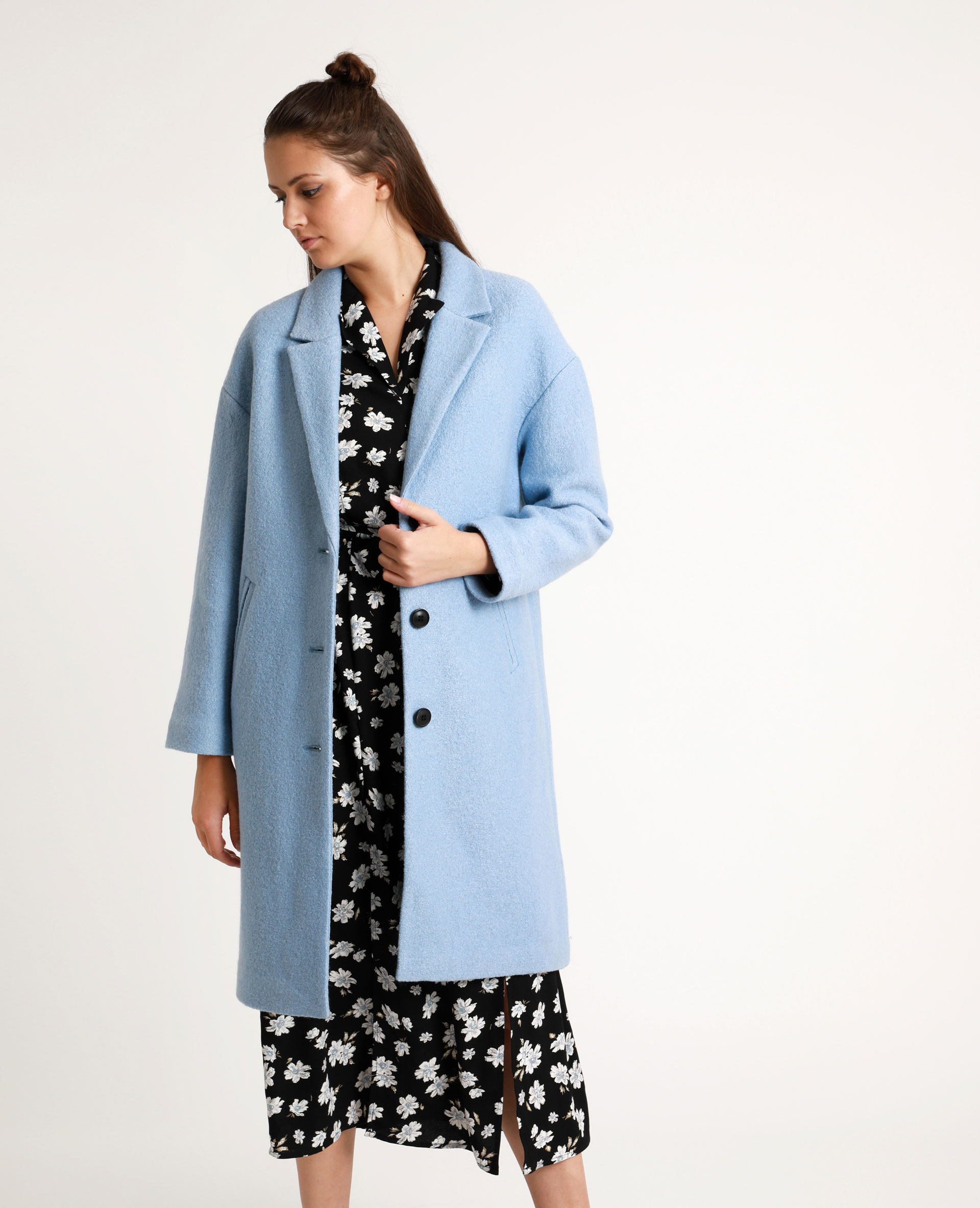 Manteau bleu online ciel pimkie