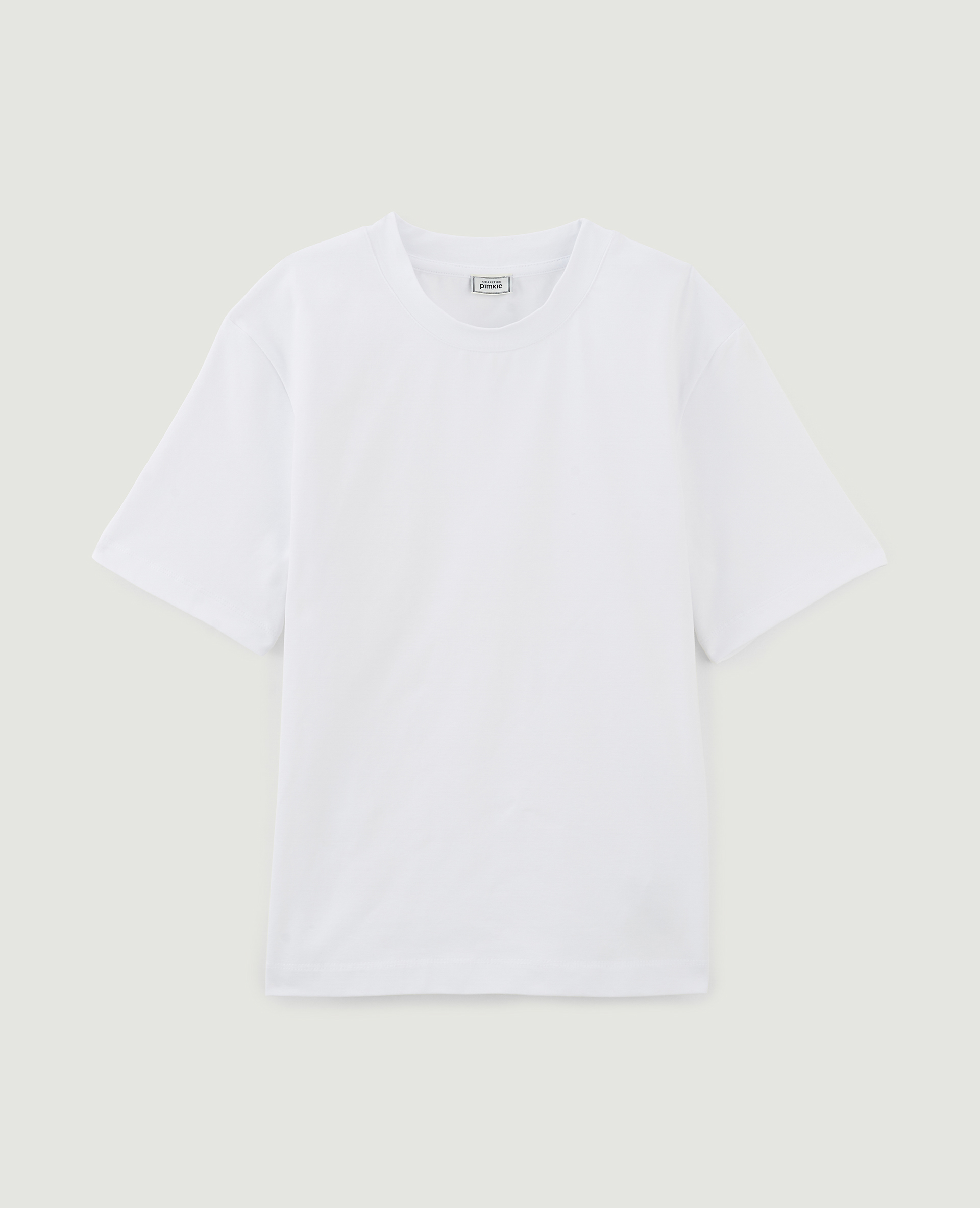 T-shirt manches courtes coton épais blanc - Pimkie