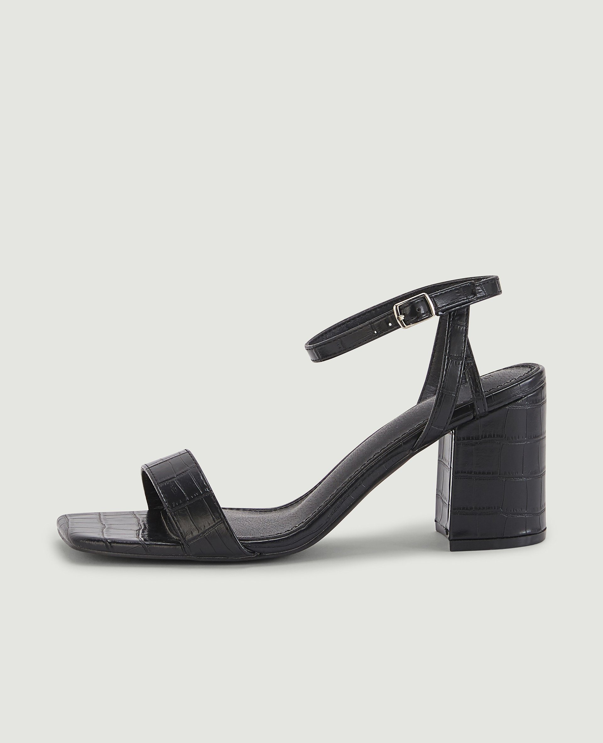 Sandales à talon noir - Pimkie