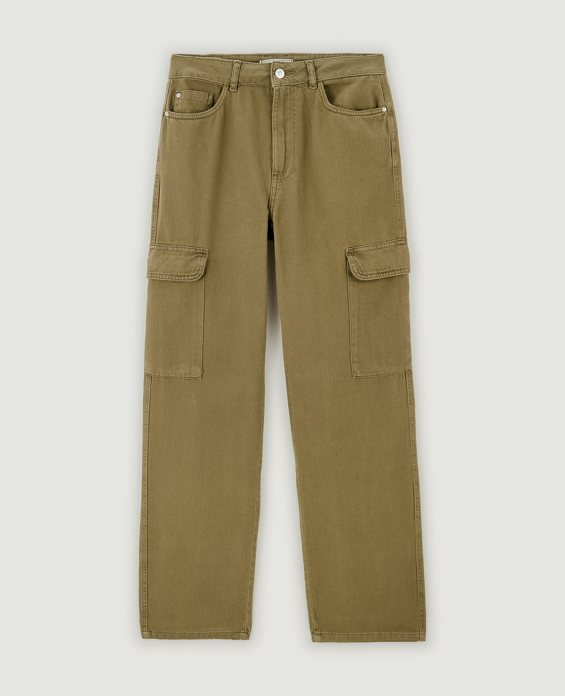 Jean cargo droit vert kaki - Pimkie