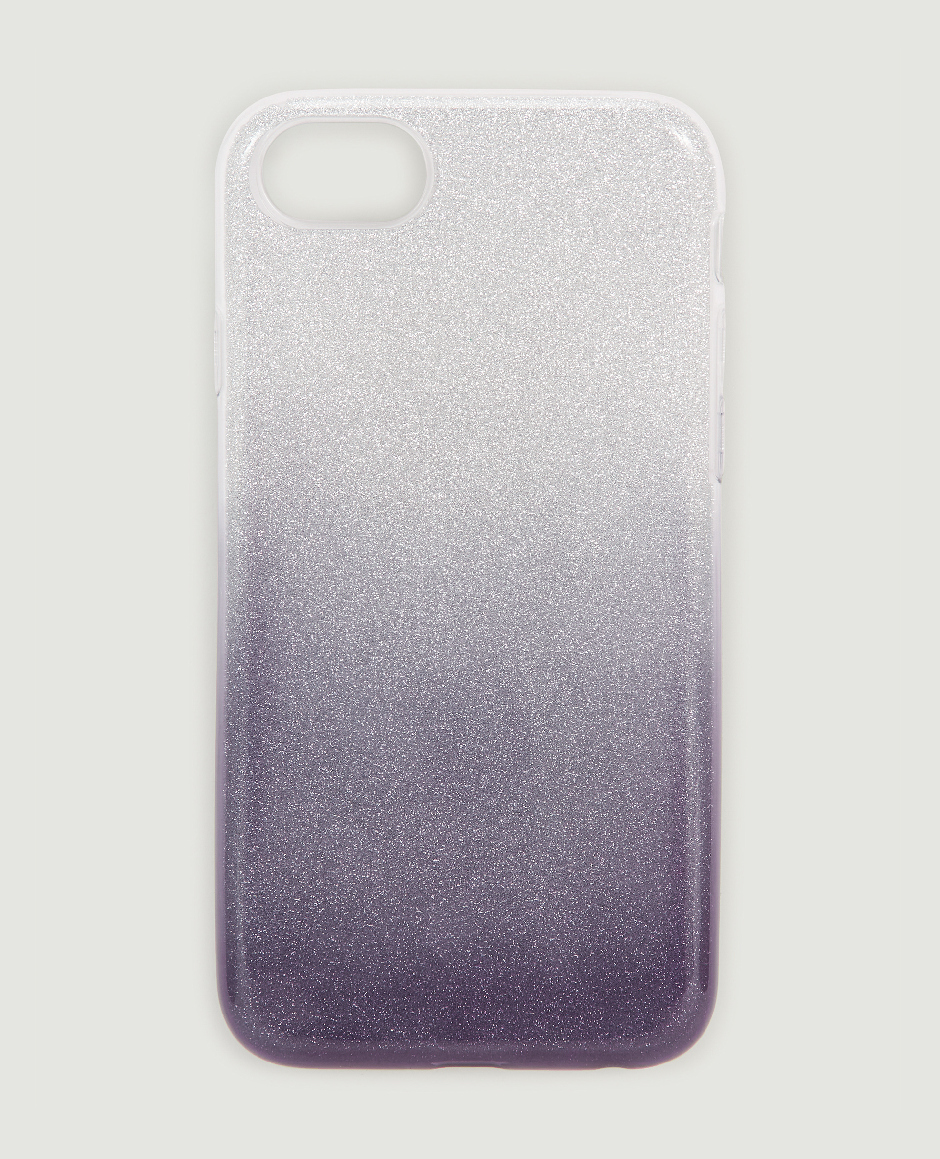 Coque de téléphone dégradé pailleté noir - Pimkie