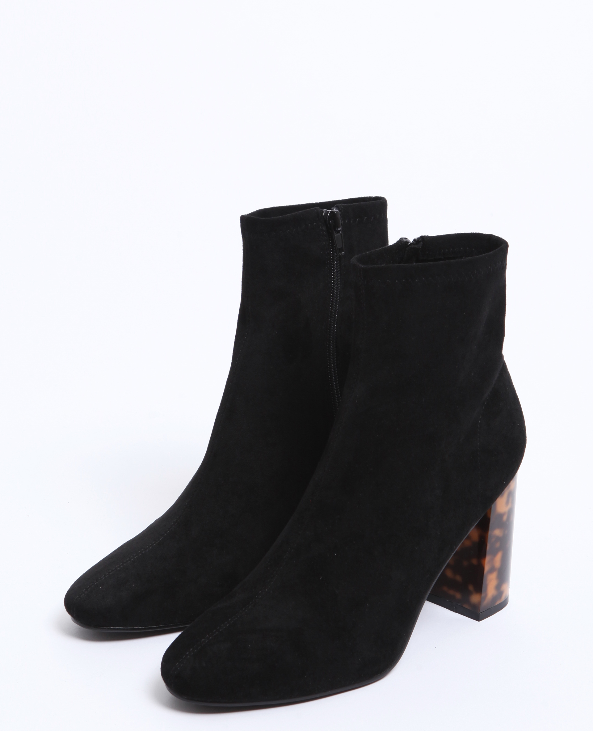 Bottines talons en cailles