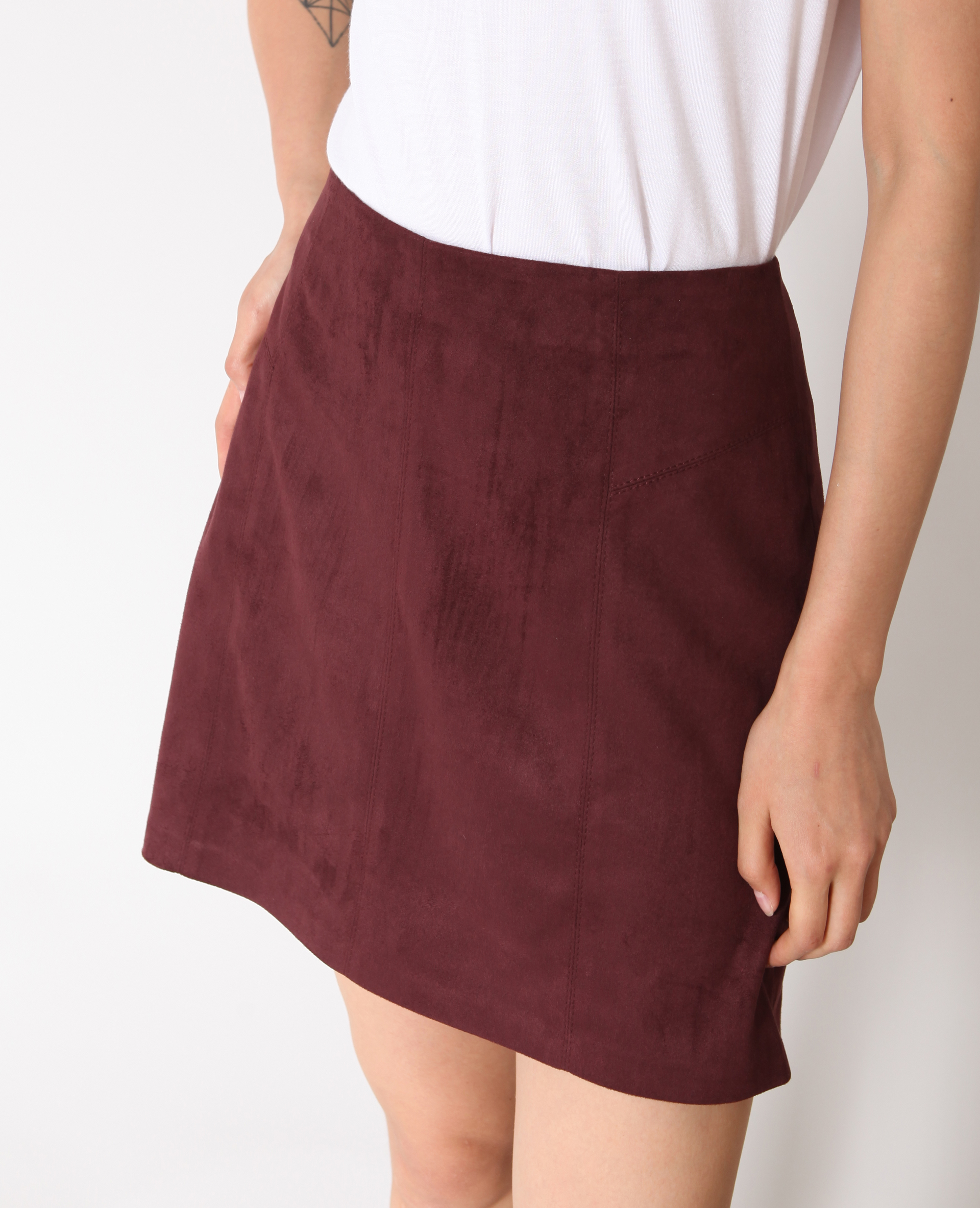 Jupe faux daim clearance
