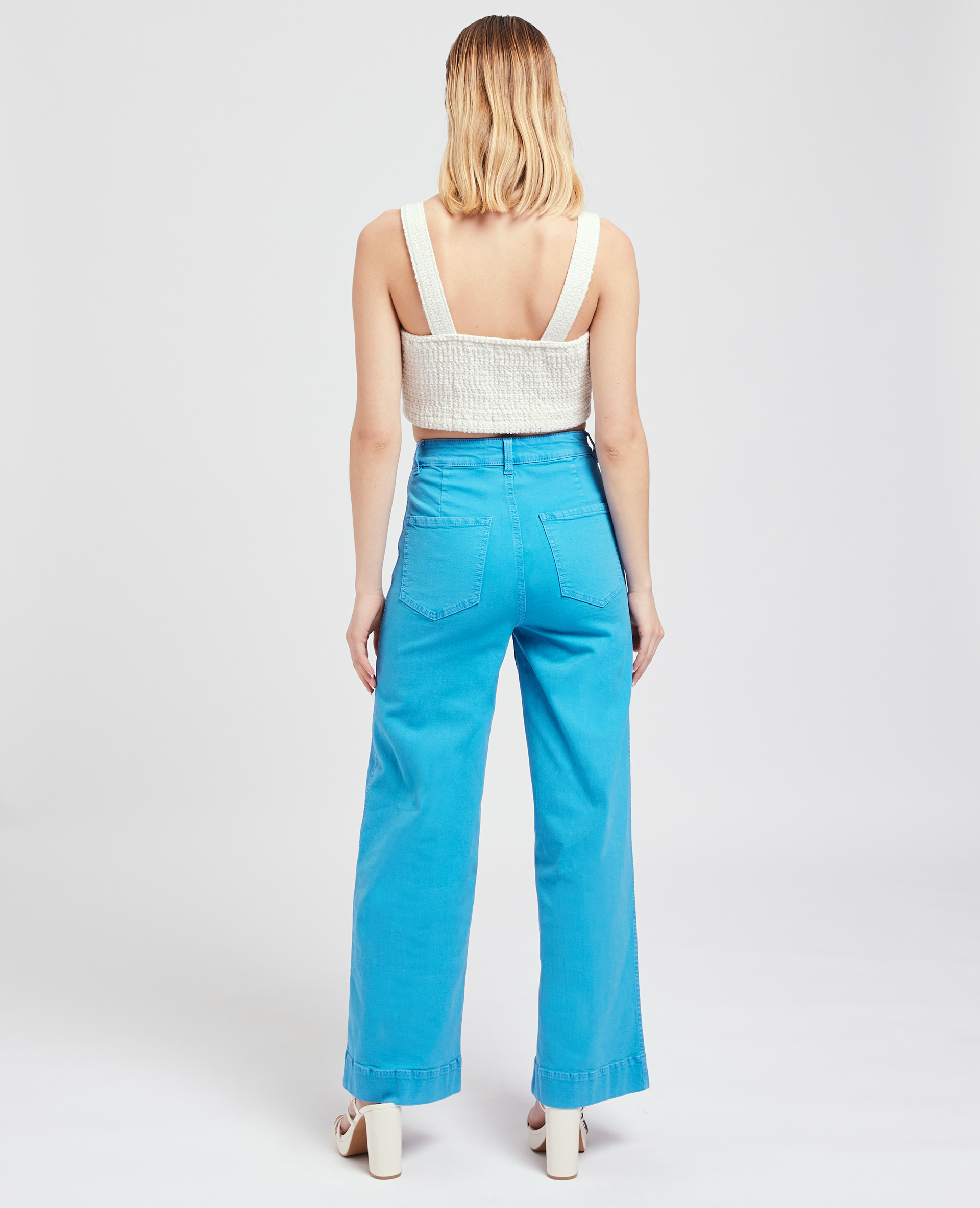 Jean large uni bleu - Pimkie