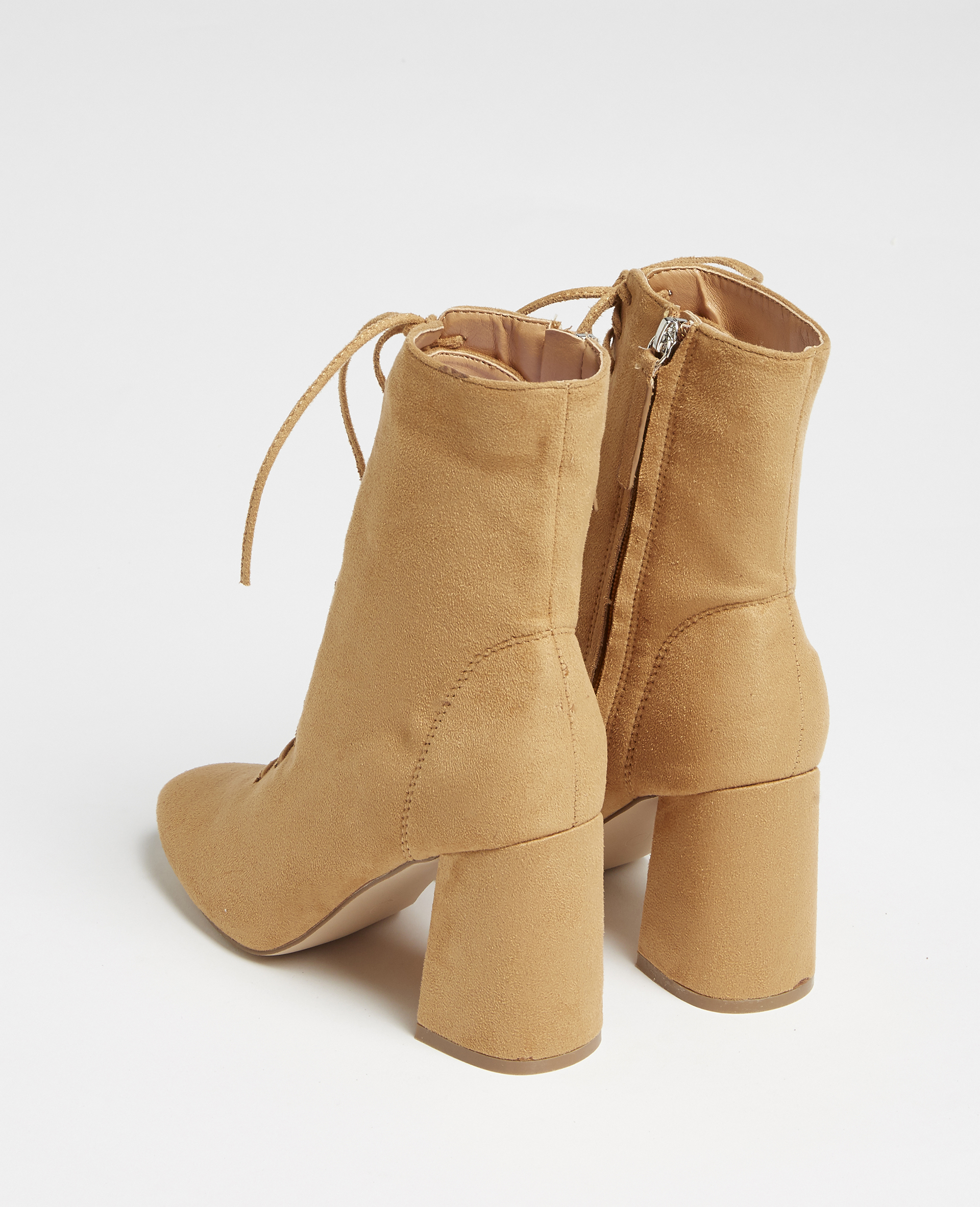bottines talons marron