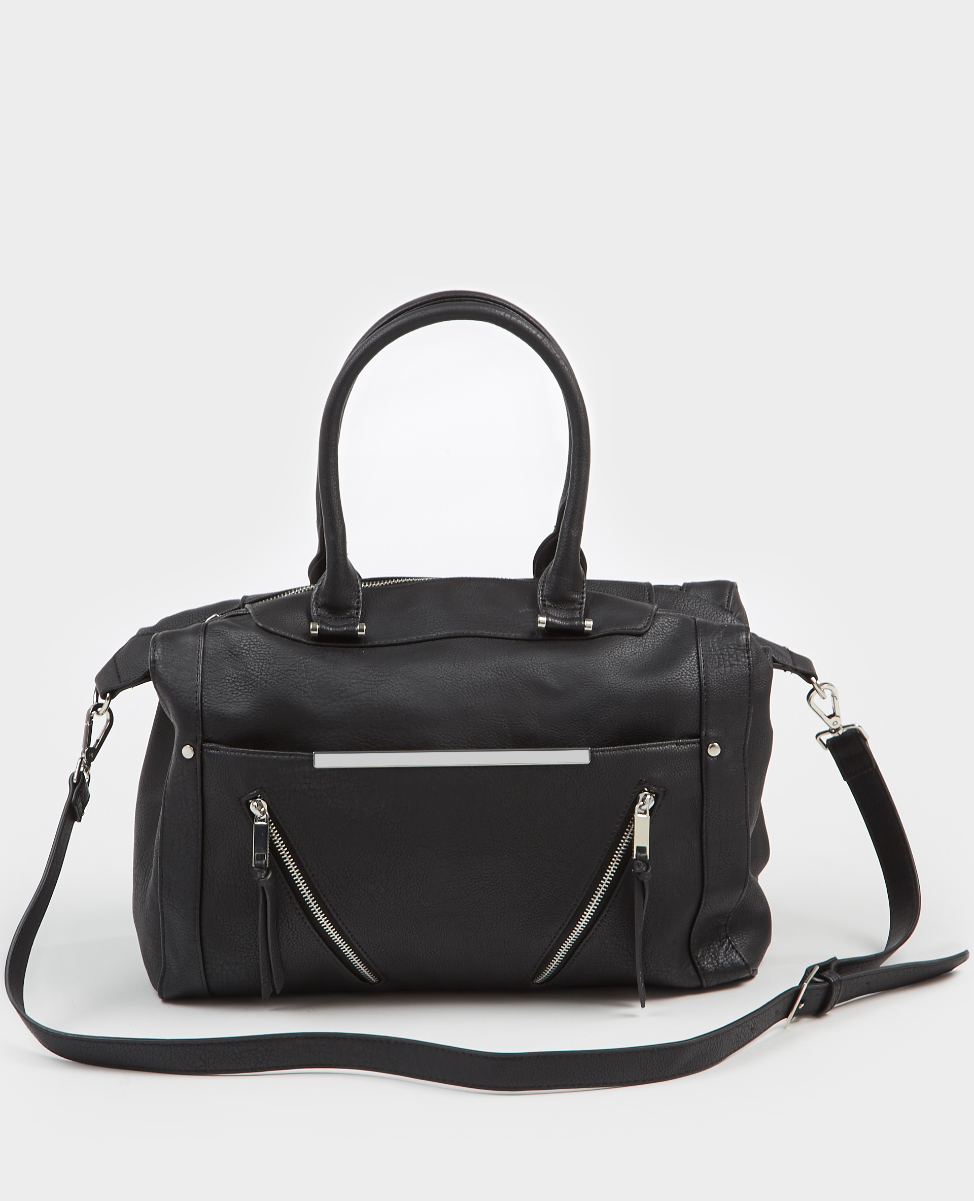 Sac cabas souple noir outlet
