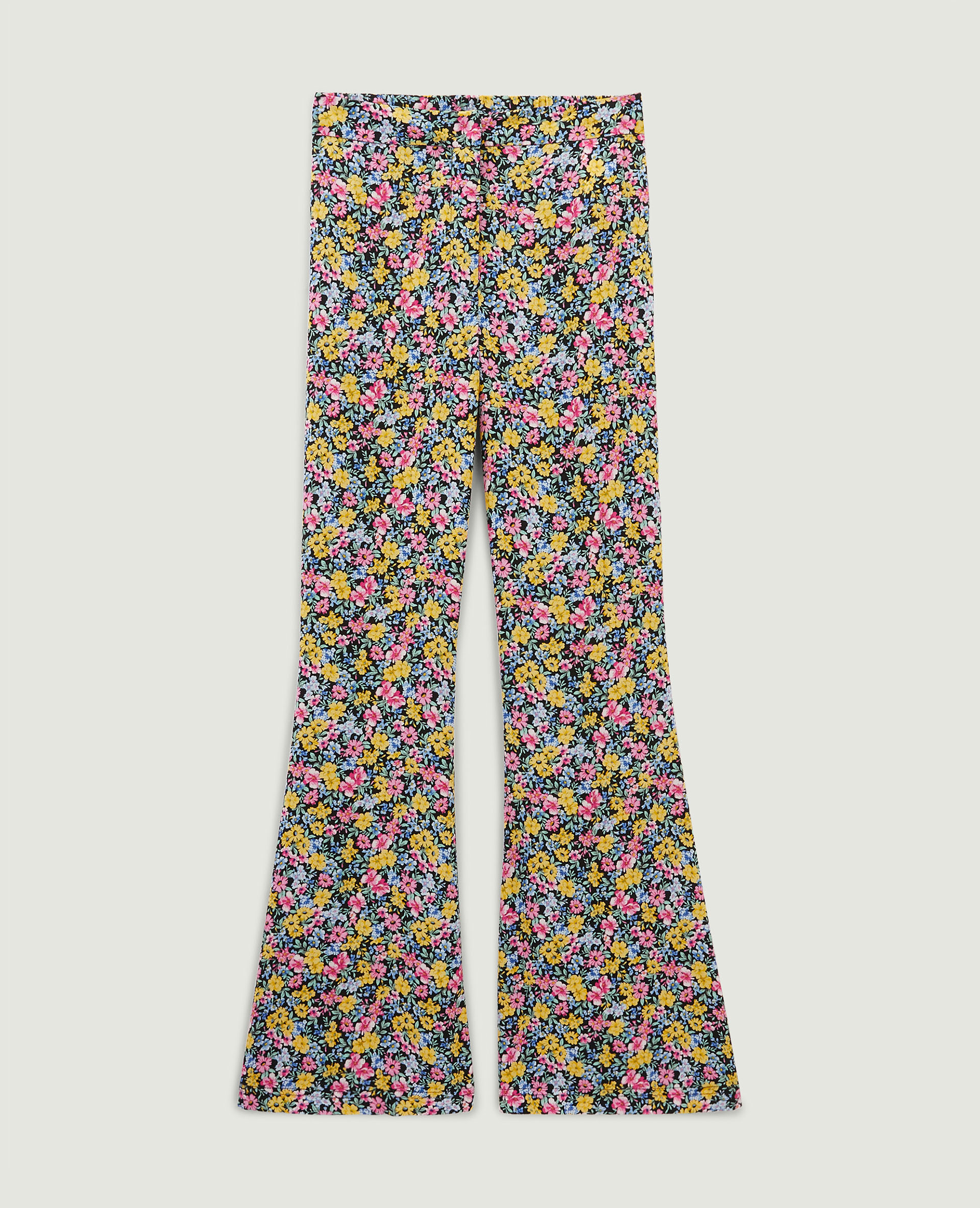 Pantalon à fleurs SMALL rouge - Pimkie