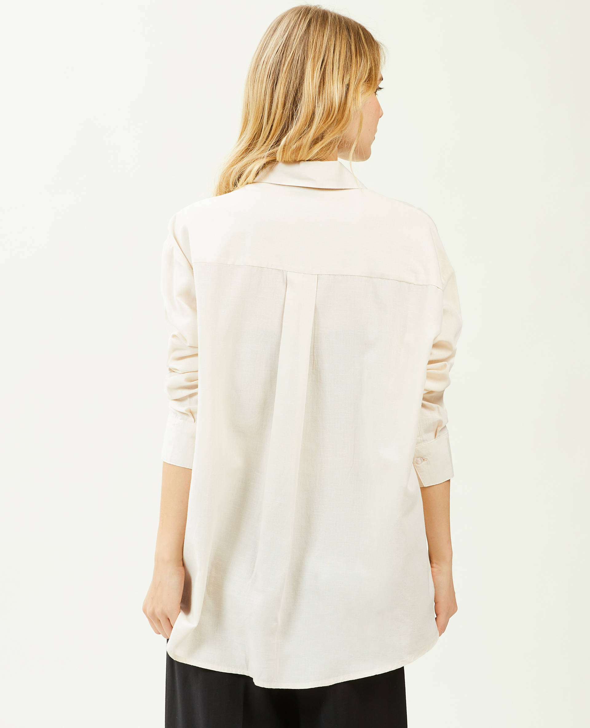 Chemise oversize beige - Pimkie