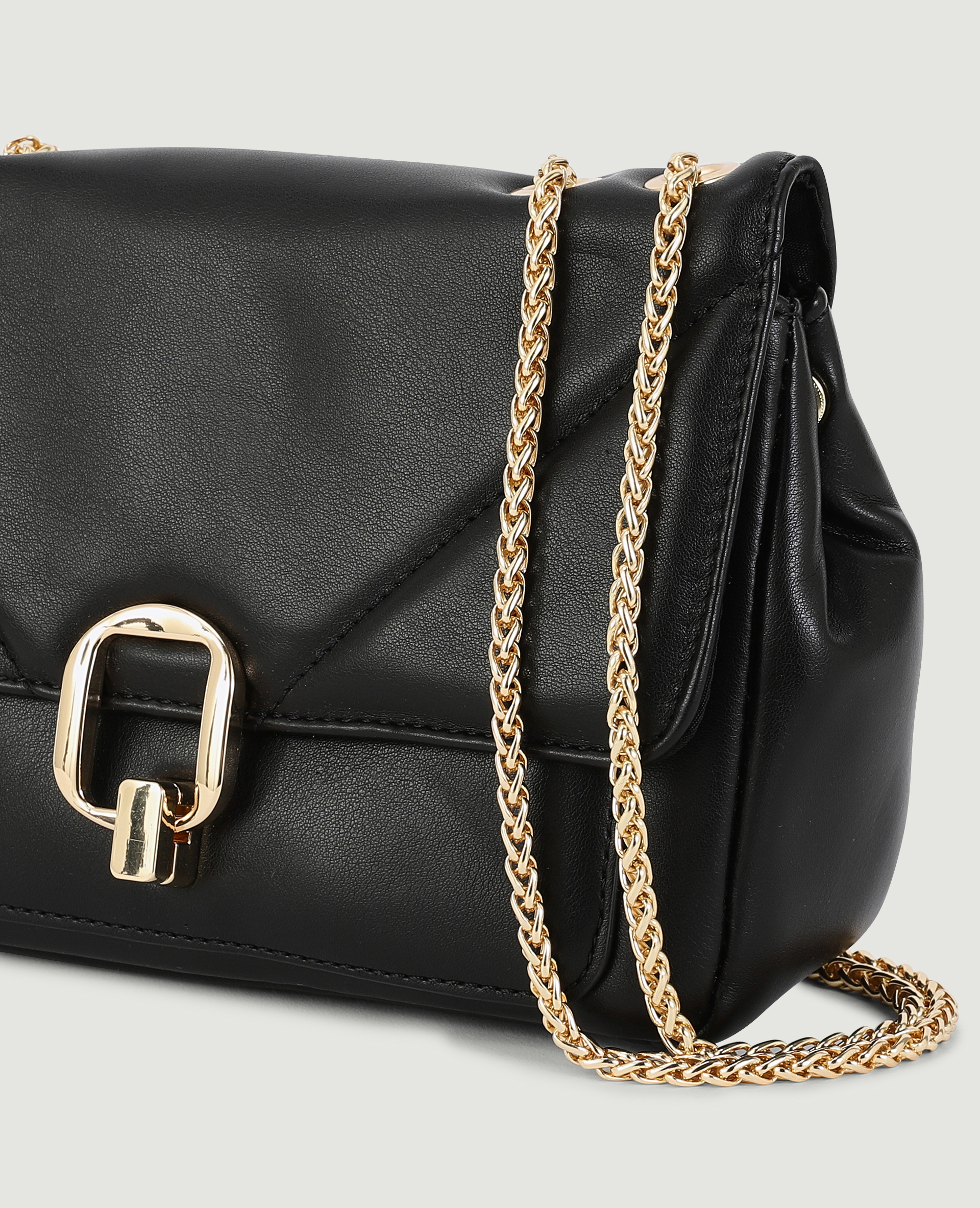 Sac pochette avec chaines noir - Pimkie