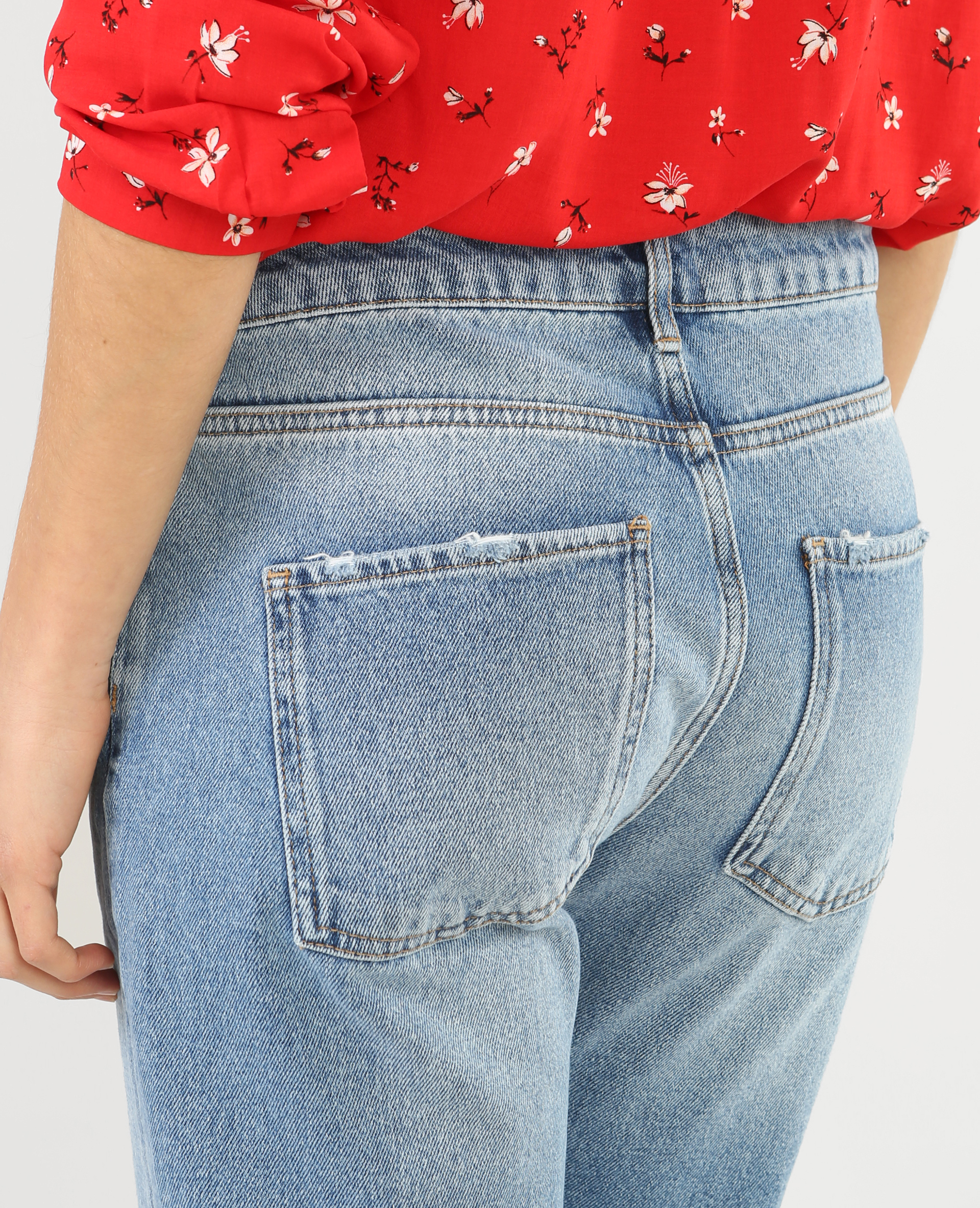 Jean 7/8 2 tons bleu denim - Pimkie