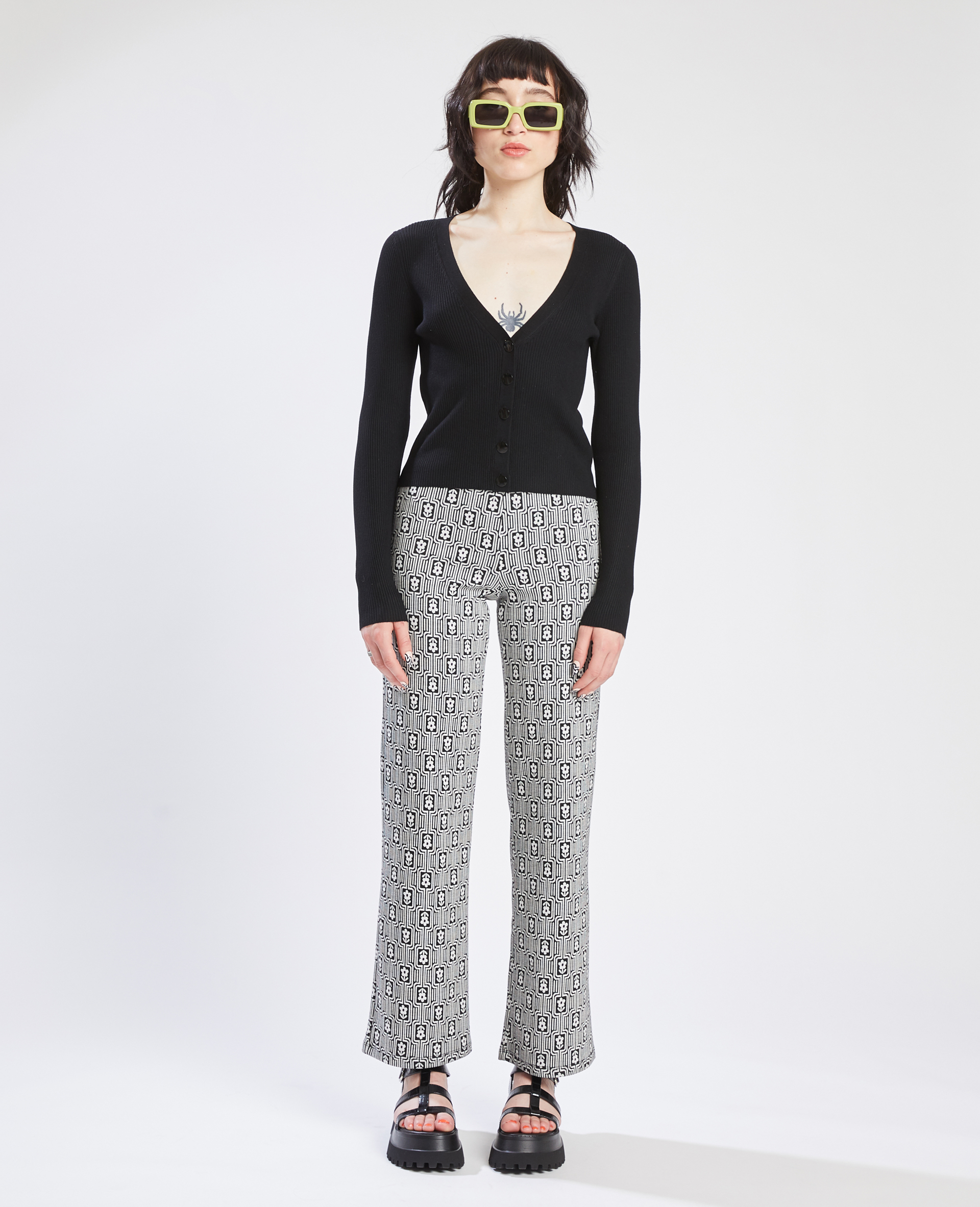 Gilet maille côtelée noir - Pimkie