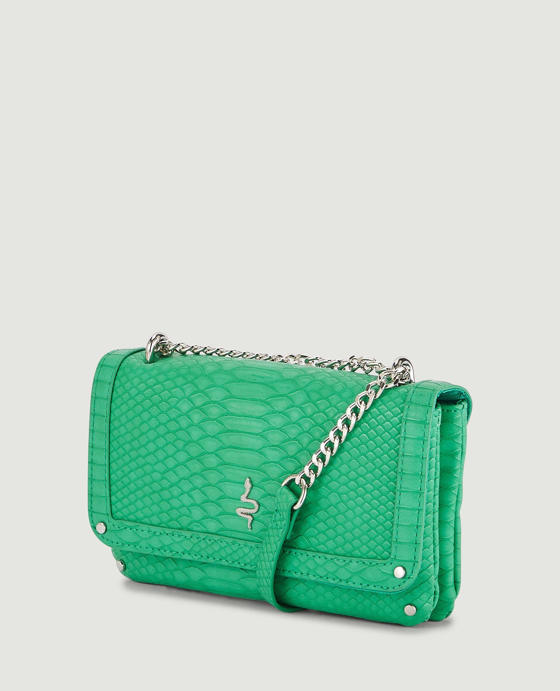 pimkie sac croco vert