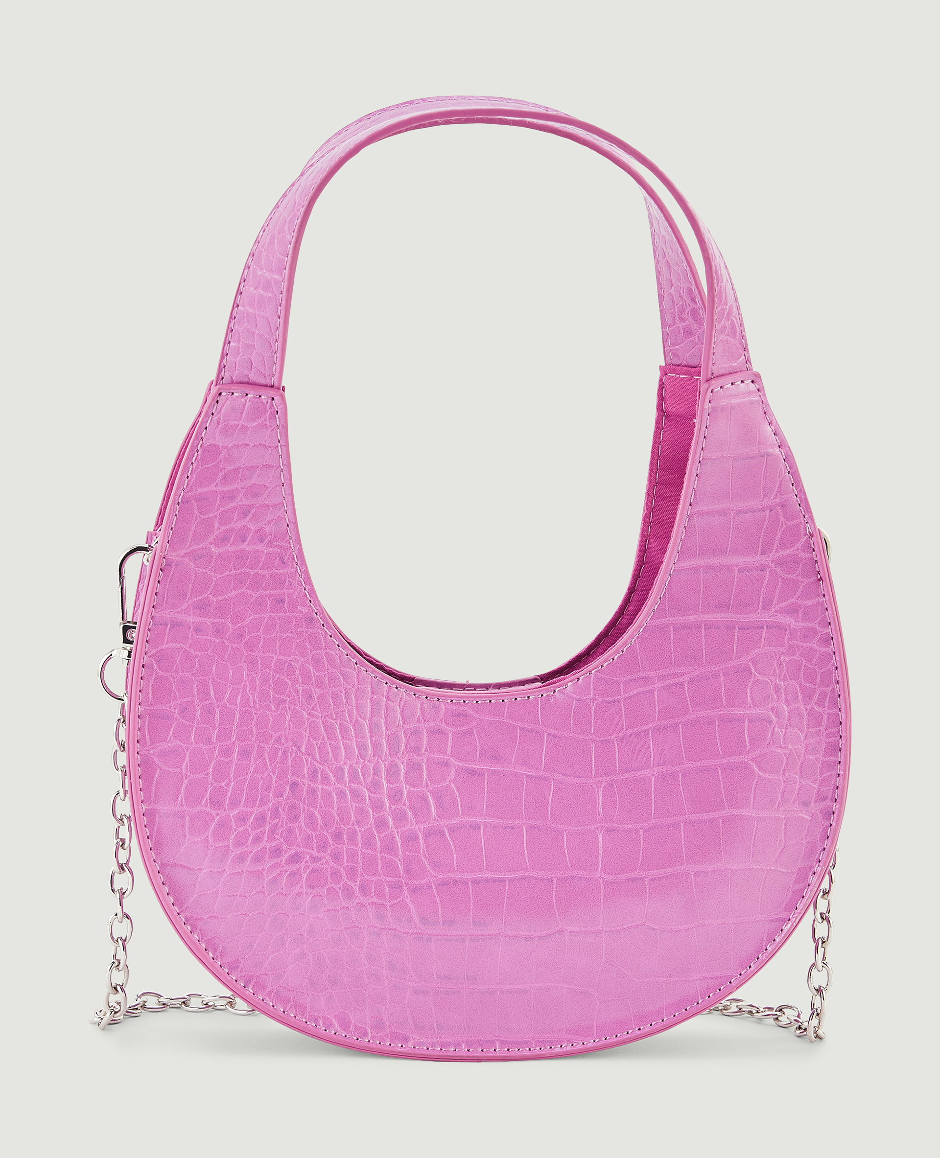 Sac rigide rond rose - Pimkie