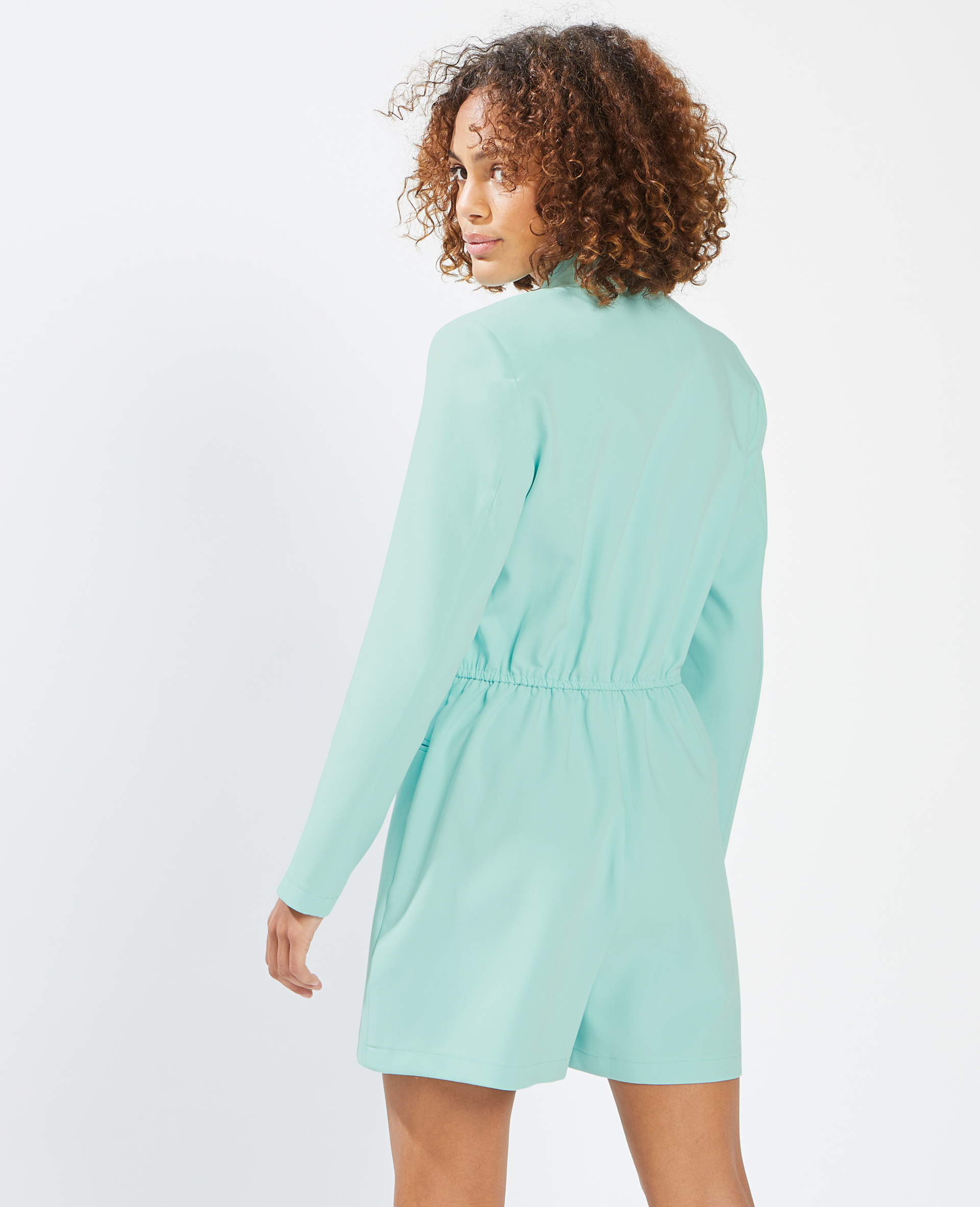 Combishort style tailleur bleu - Pimkie