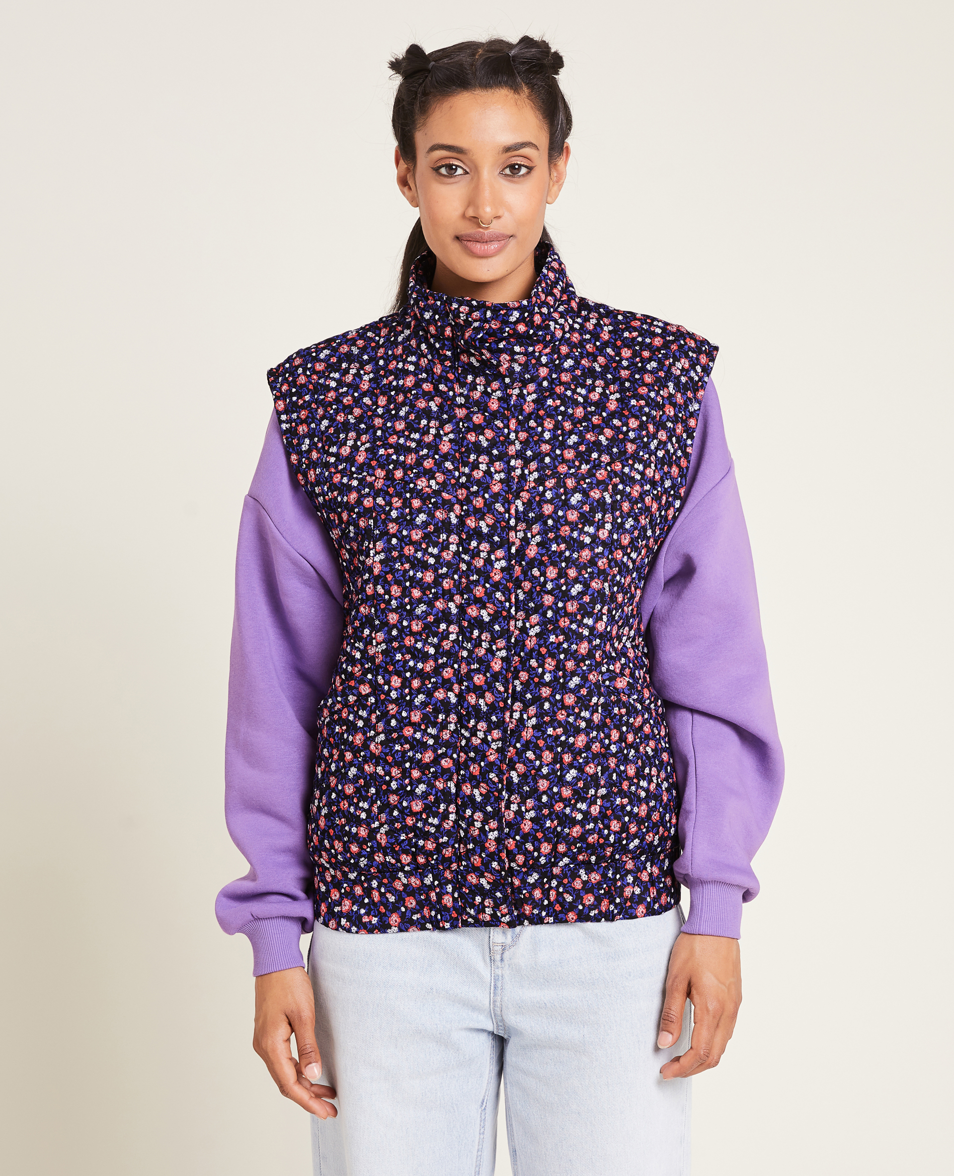 Veste sans manches matelassée noir - Pimkie