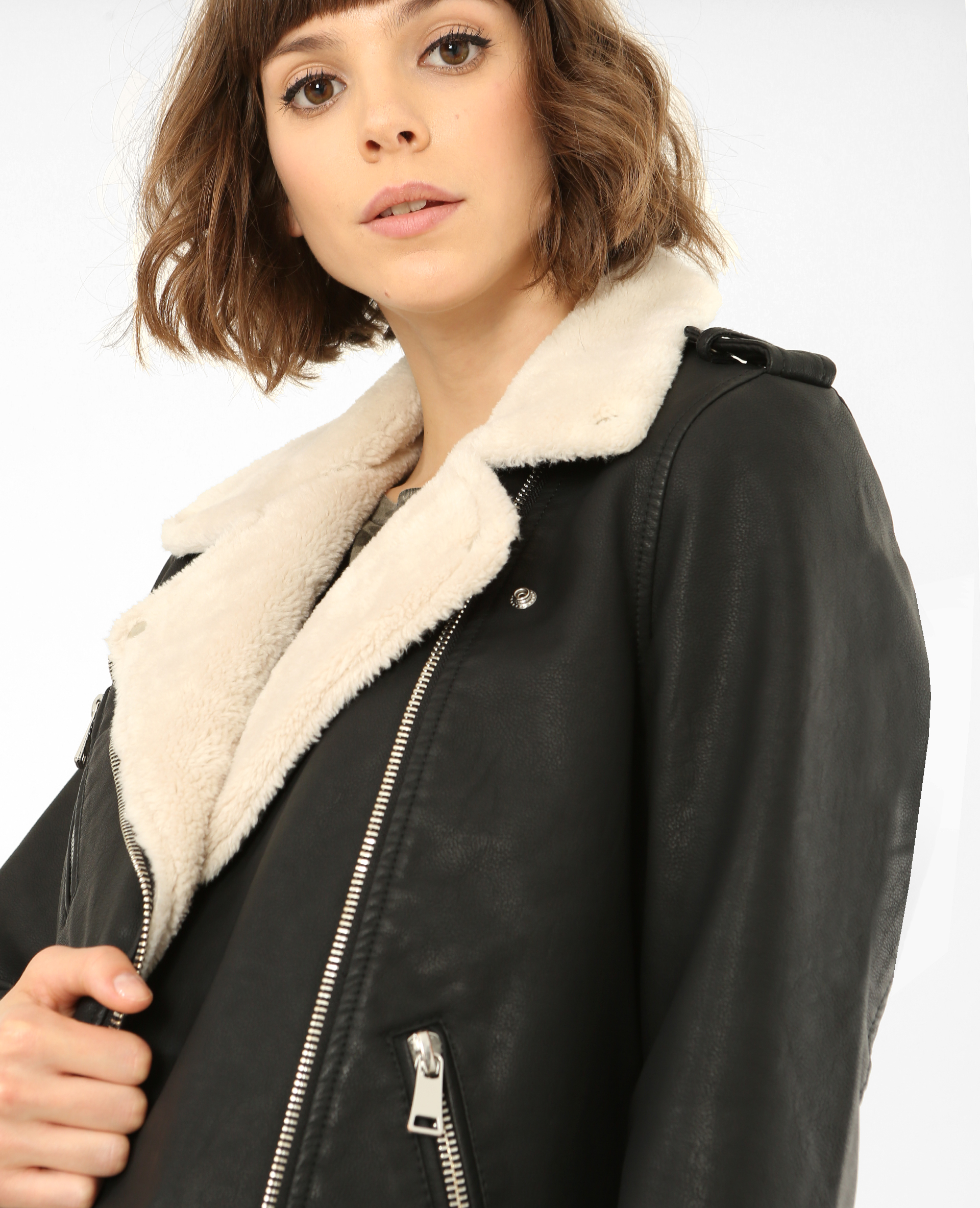 Veste en cuire discount pimkie