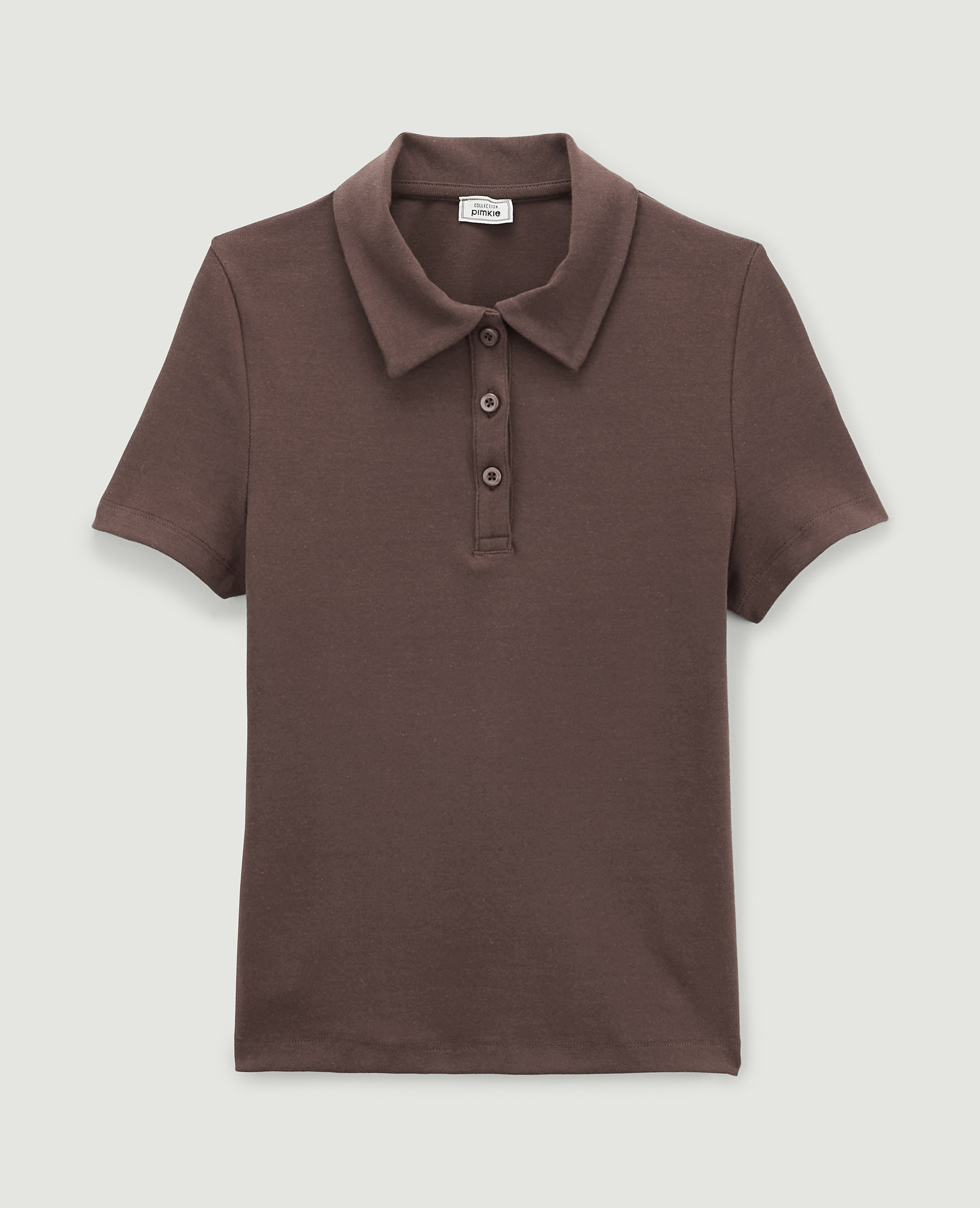 Top forme polo marron - Pimkie