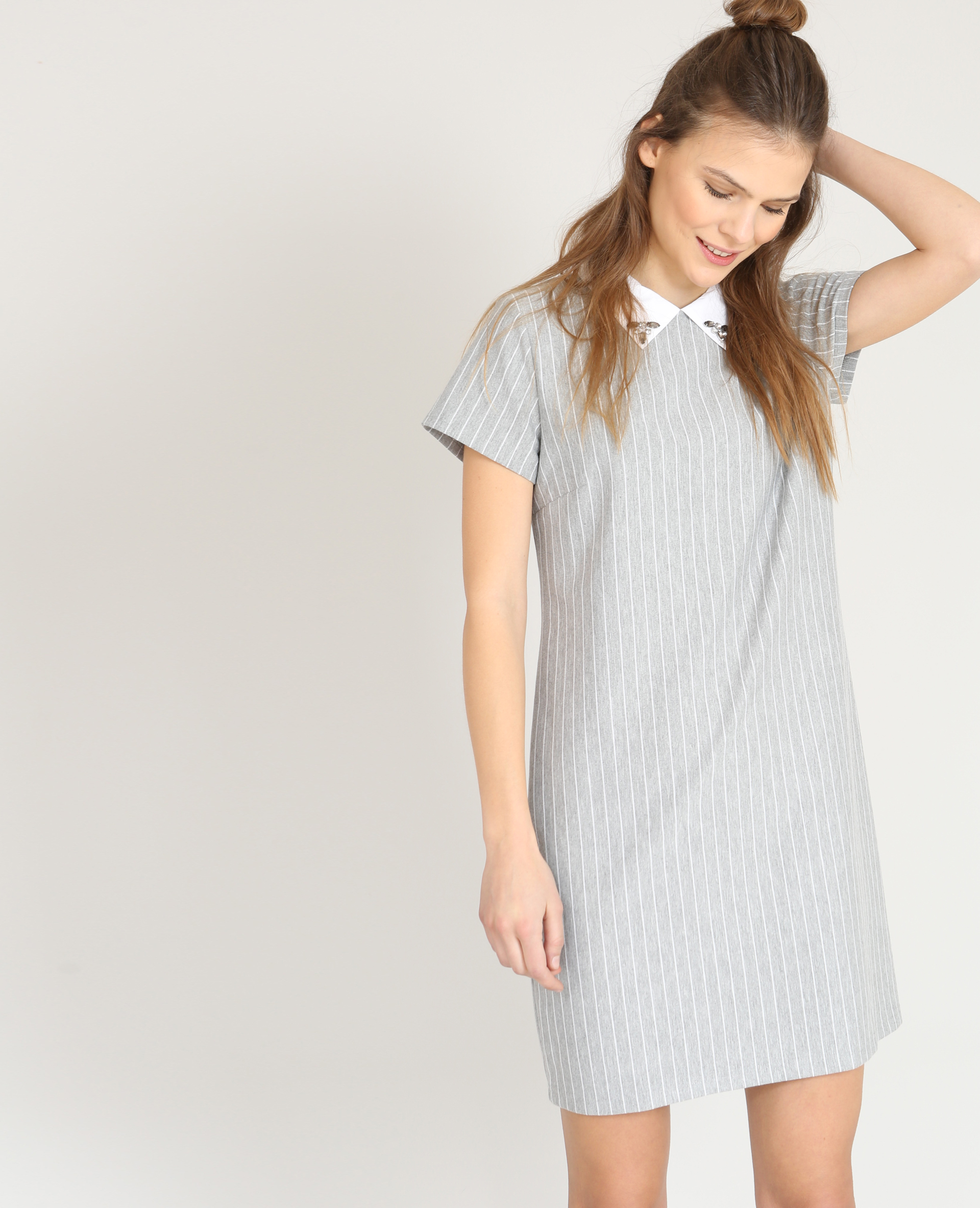 Robe col shop claudine zara