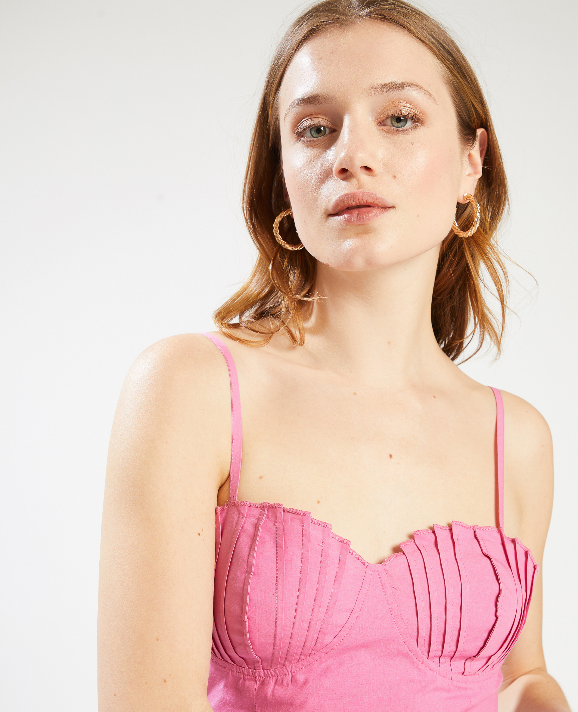 Brassière balconnet vieux rose - Pimkie