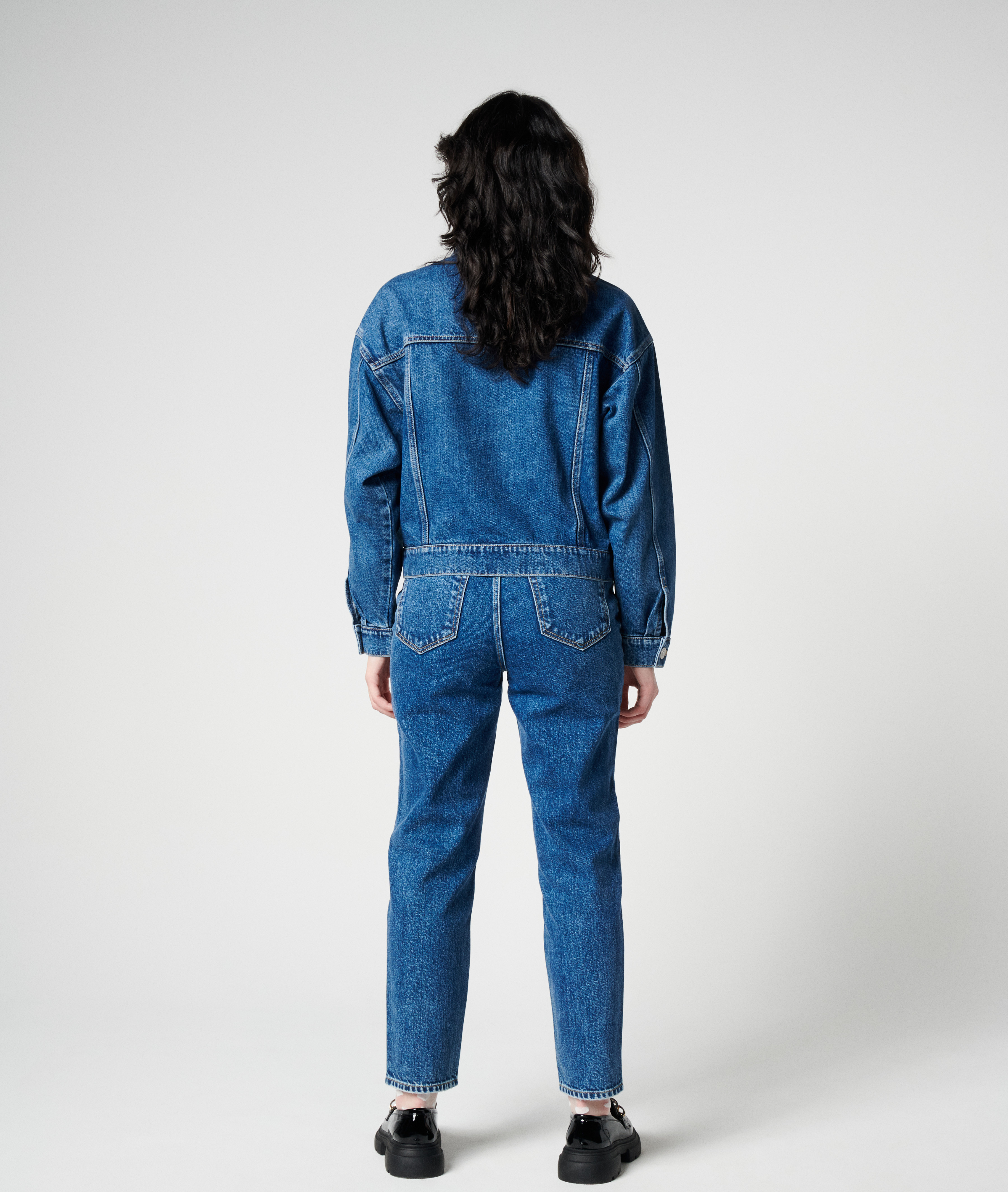 Veste en jean bleu foncé - Pimkie