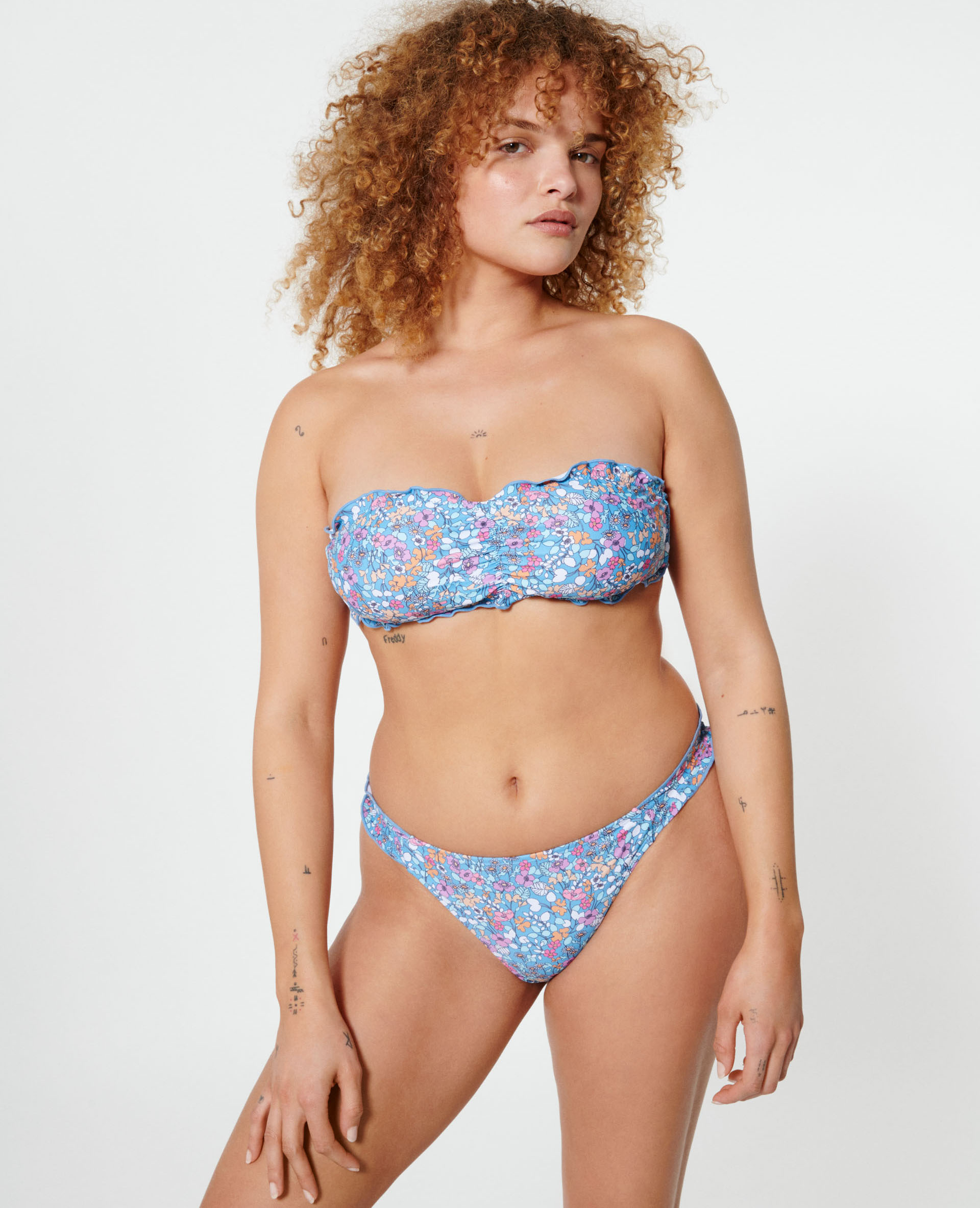 Maillot de bain bandeau fleuri deals