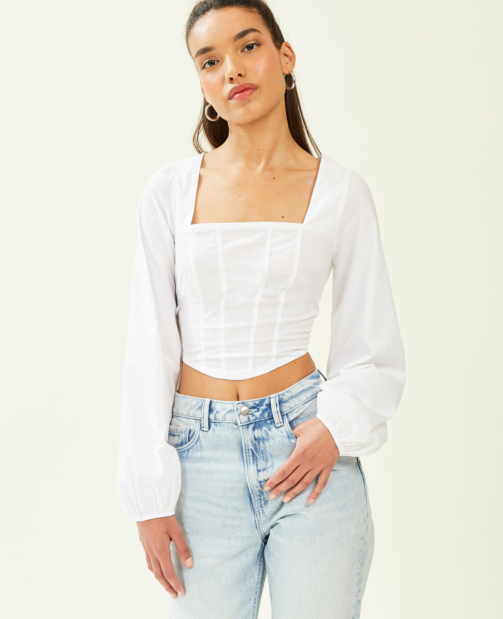 Corset manche longue online