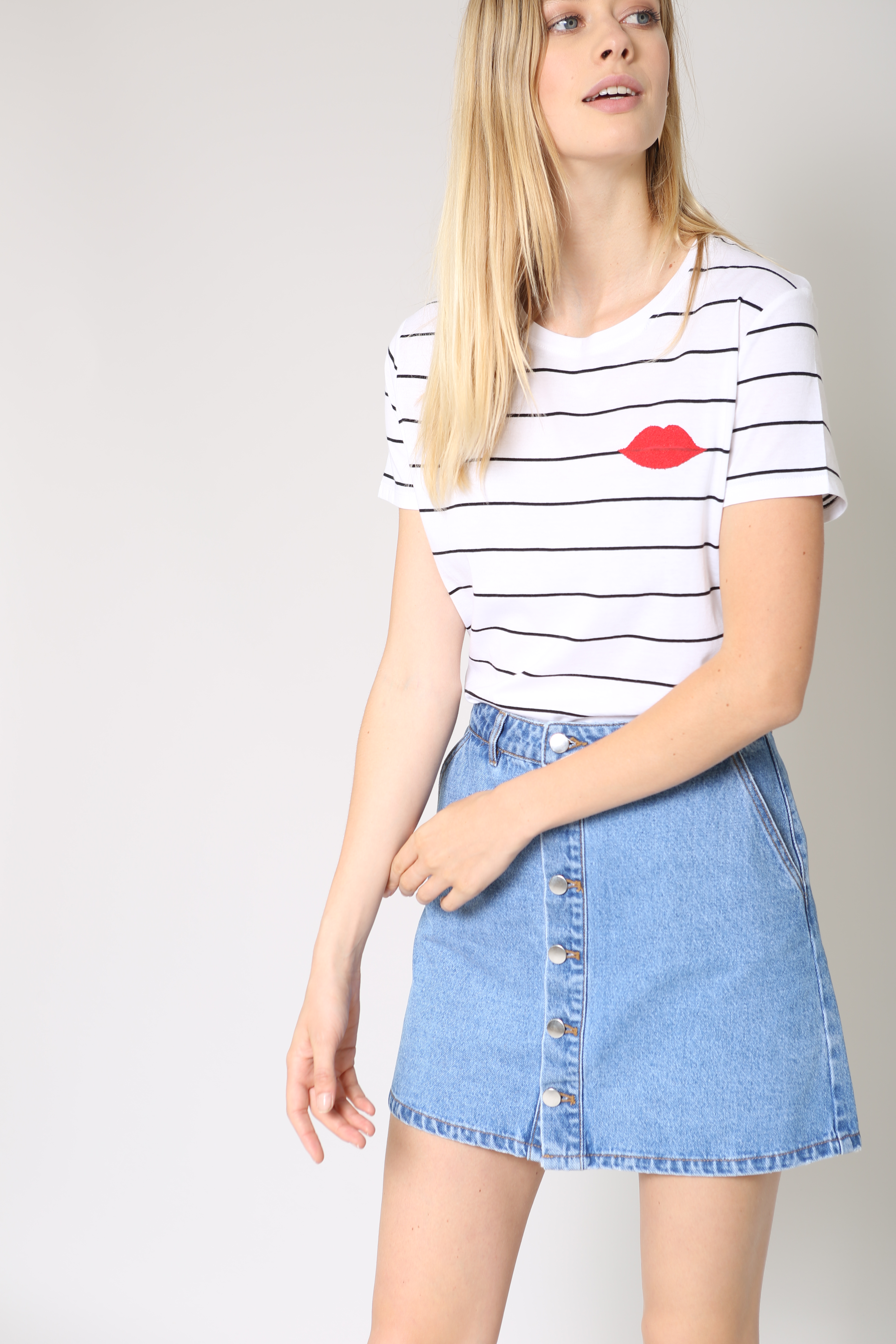 T-shirt imprimé blanc - Pimkie