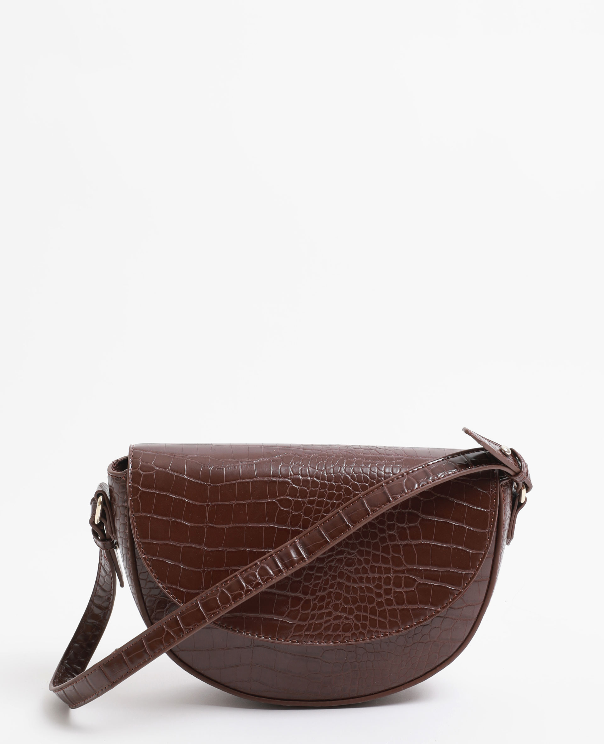 Sac demi best sale lune croco