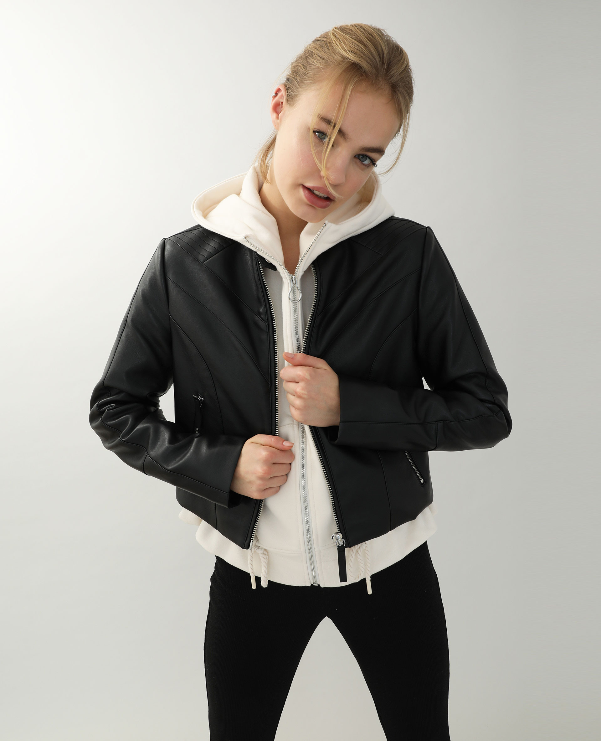 Veste biker simili cuir Pimkie