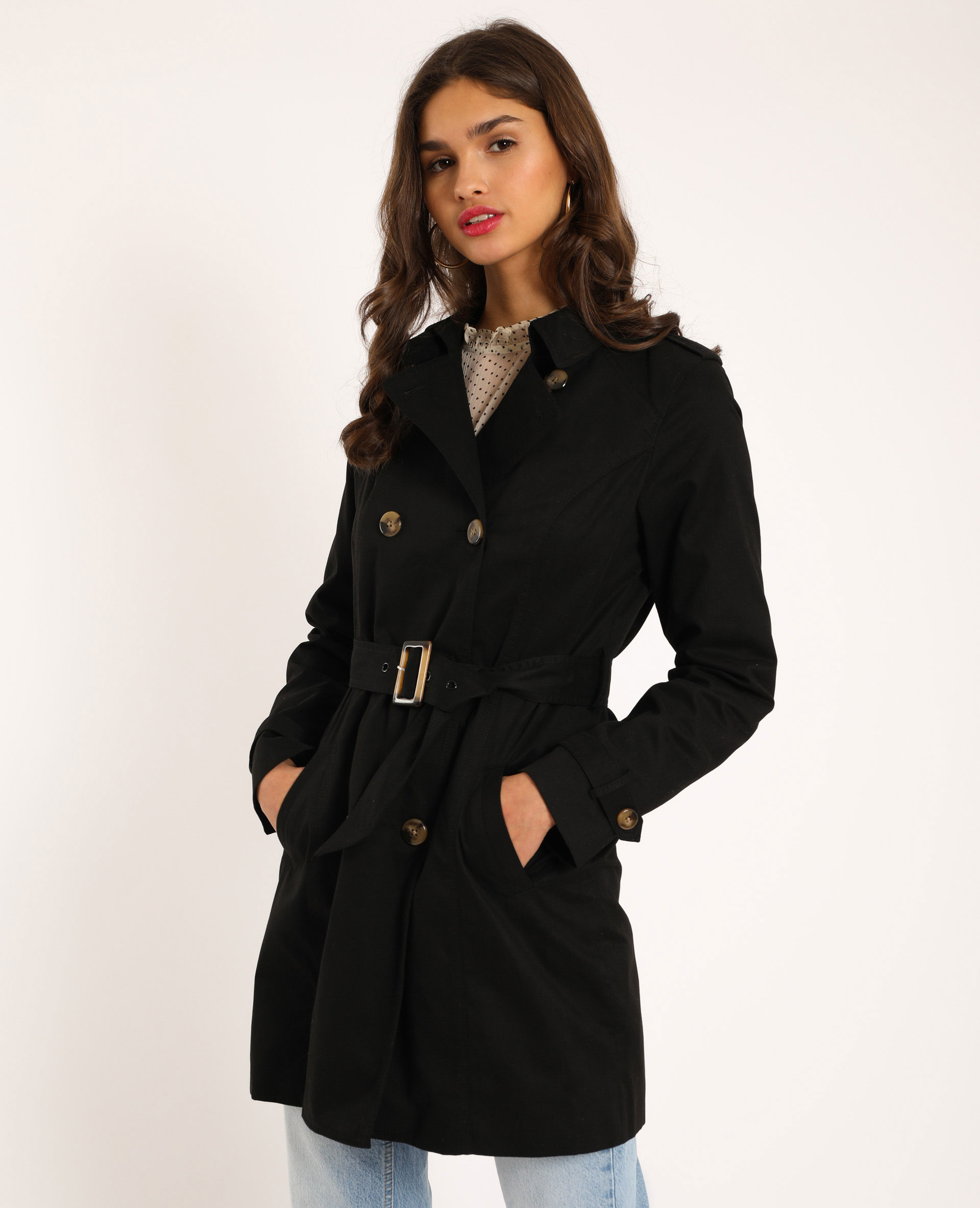 Trench avec ceinture shop