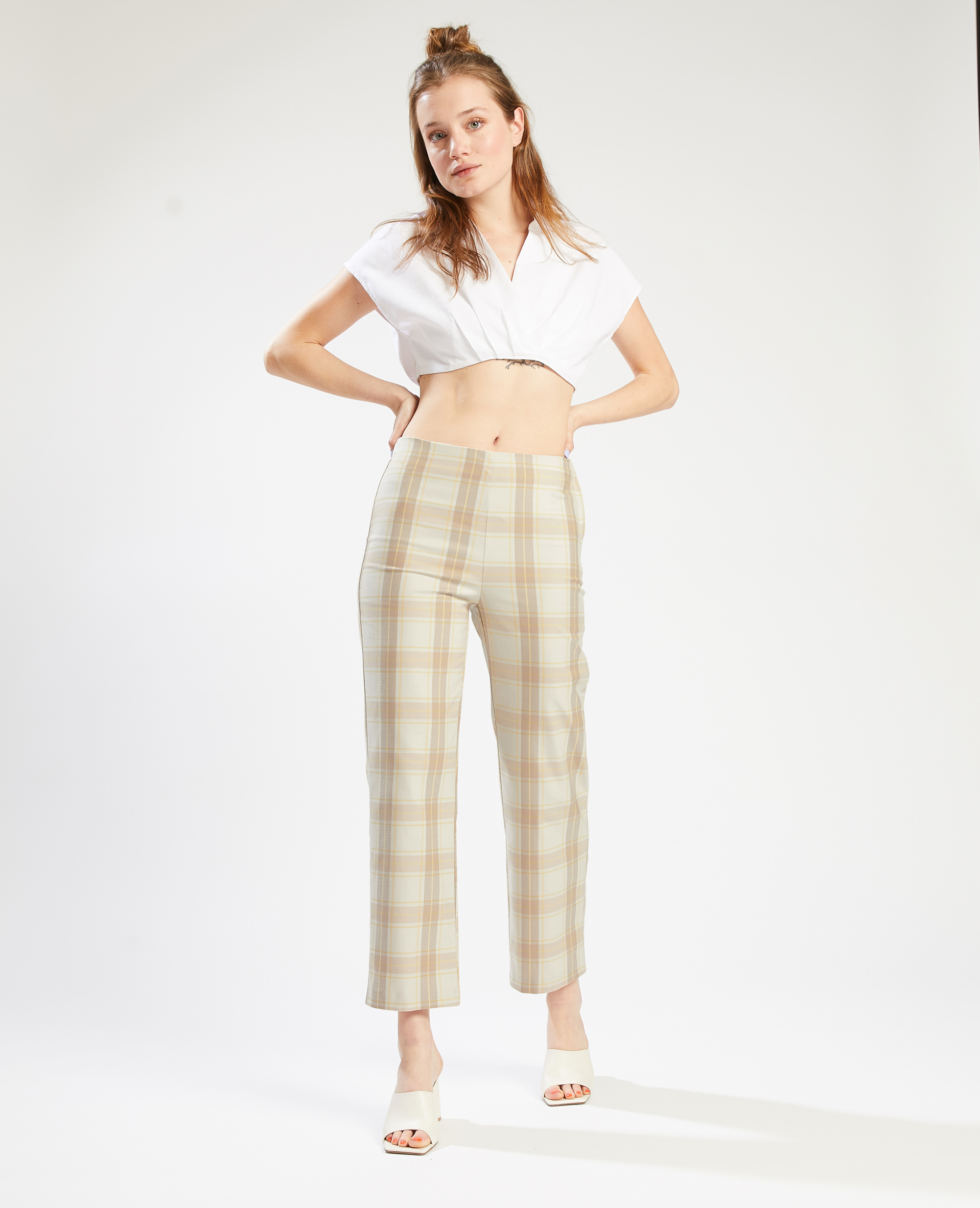 Pimkie 2025 pantalon carreaux