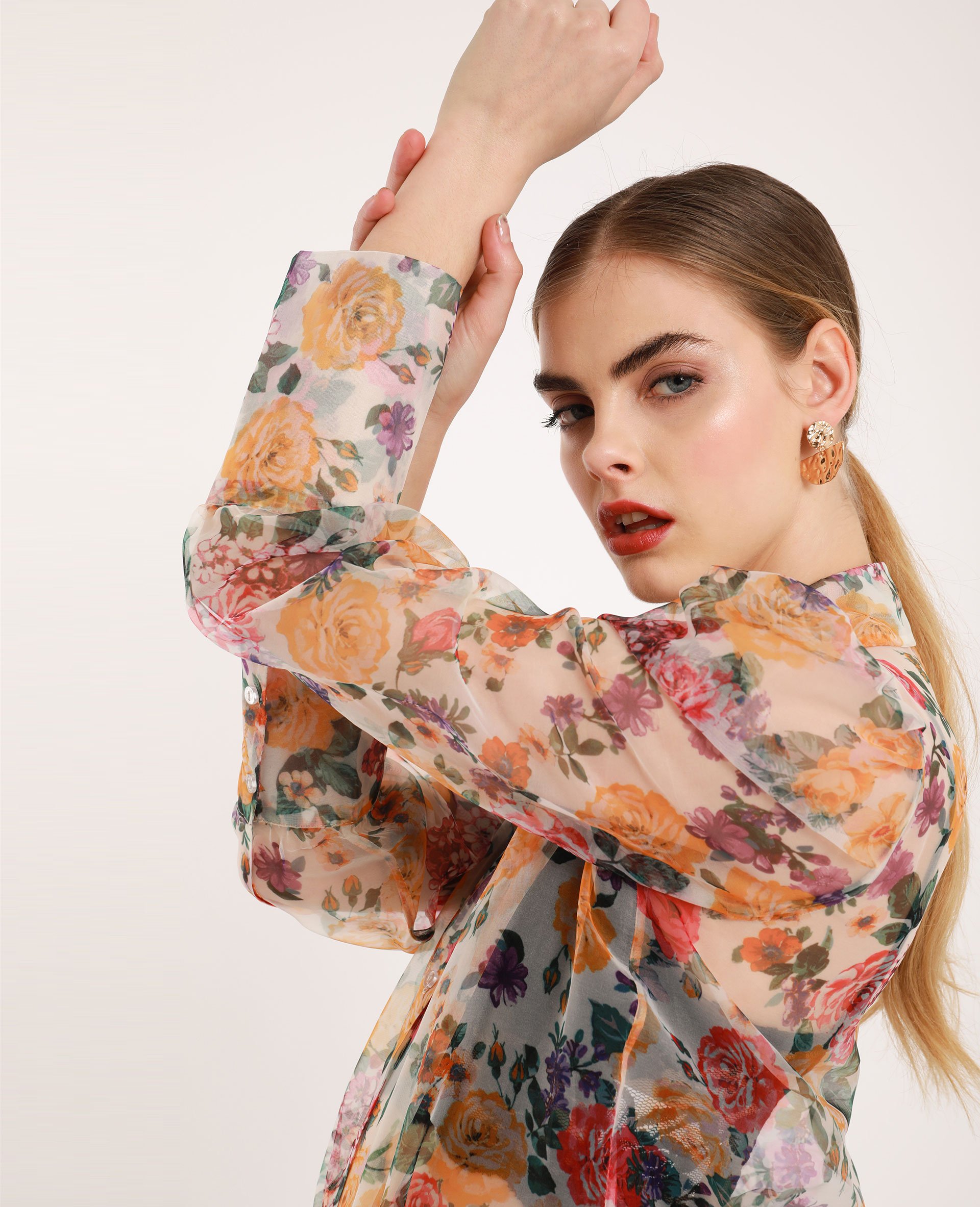 Chemise hot sale en organza