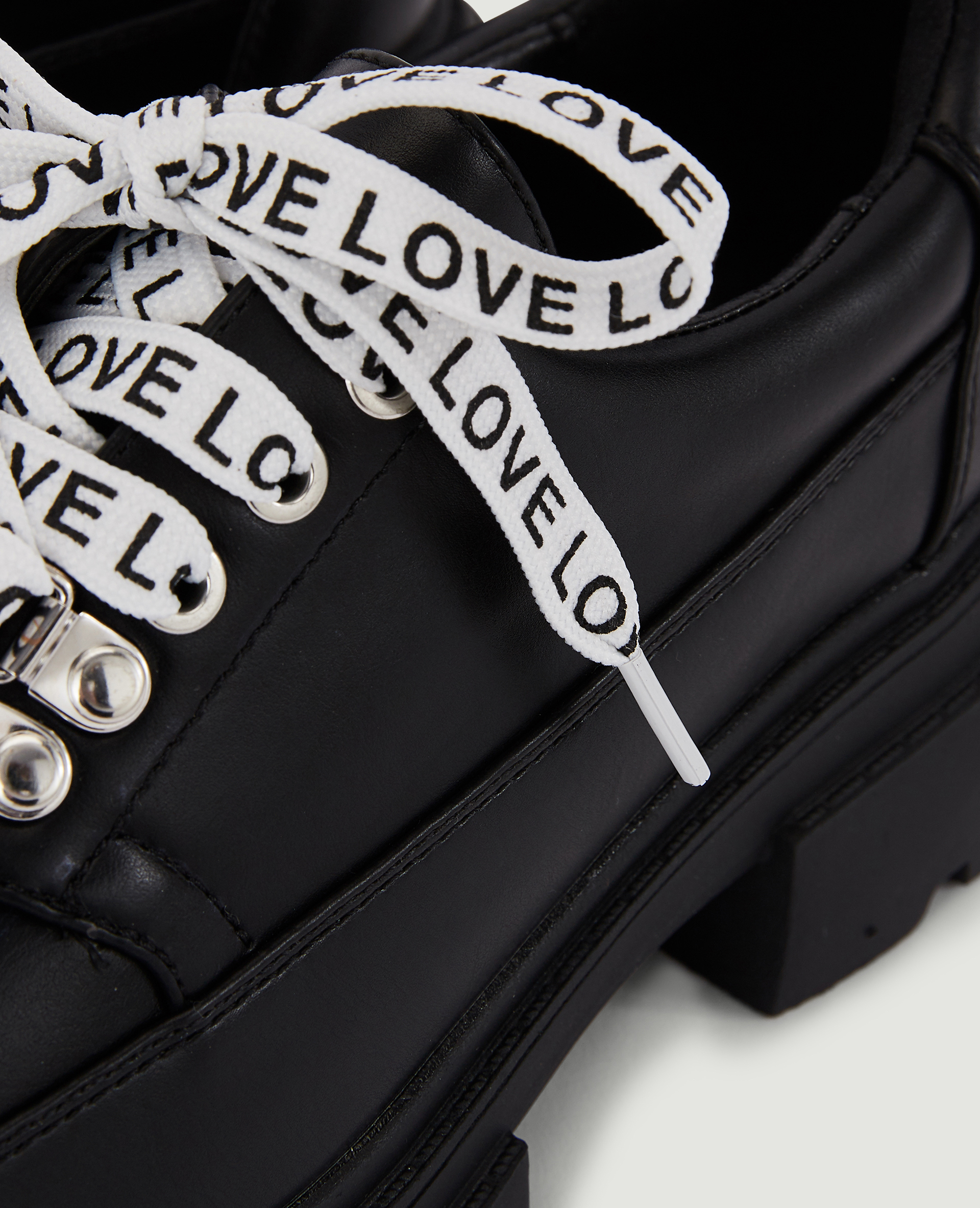 Derbies semelles crantées noir - Pimkie